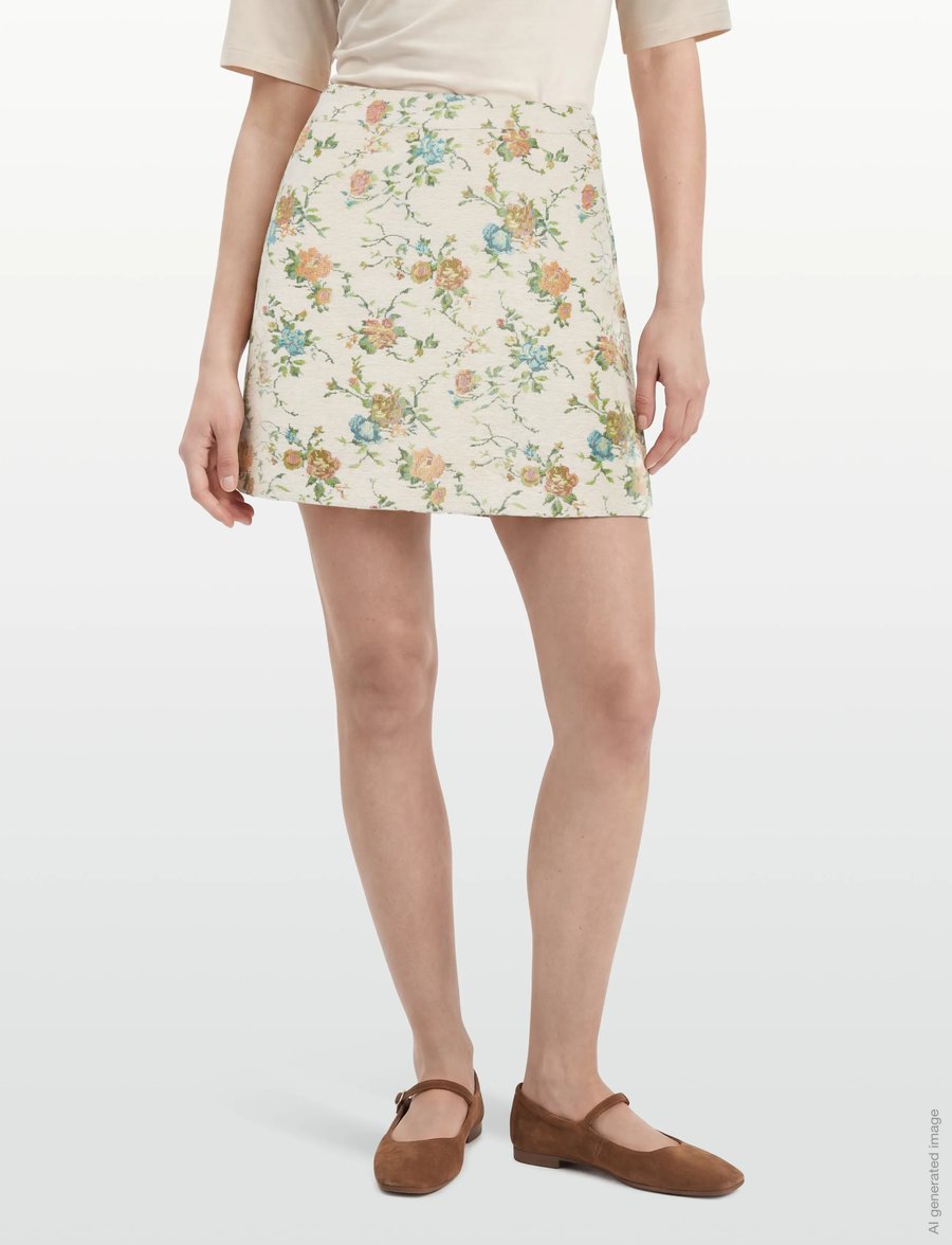 Nümph - NUHARPA SKIRT - kurze röcke - whitecap gray - 4