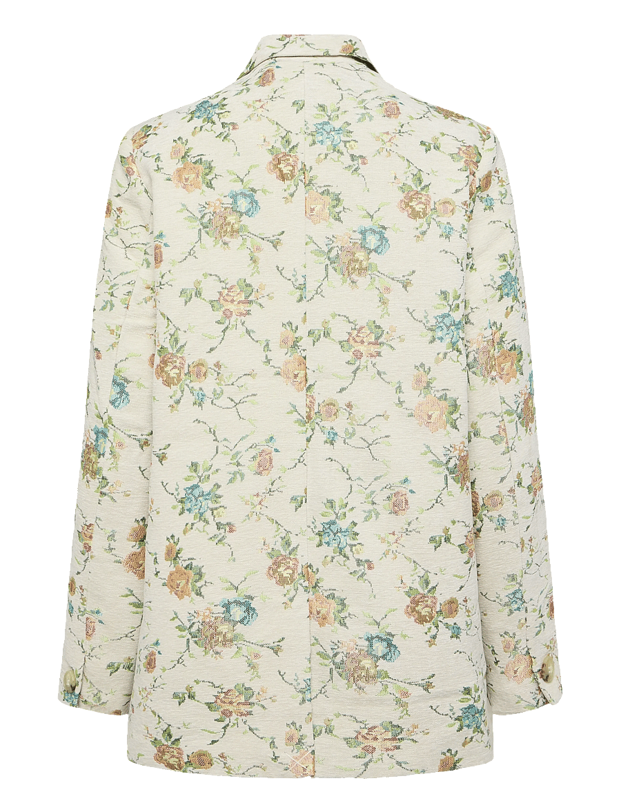 Nümph - NUHARPA OVERSIZE BLAZER - einreihige blazer - whitecap gray - 1