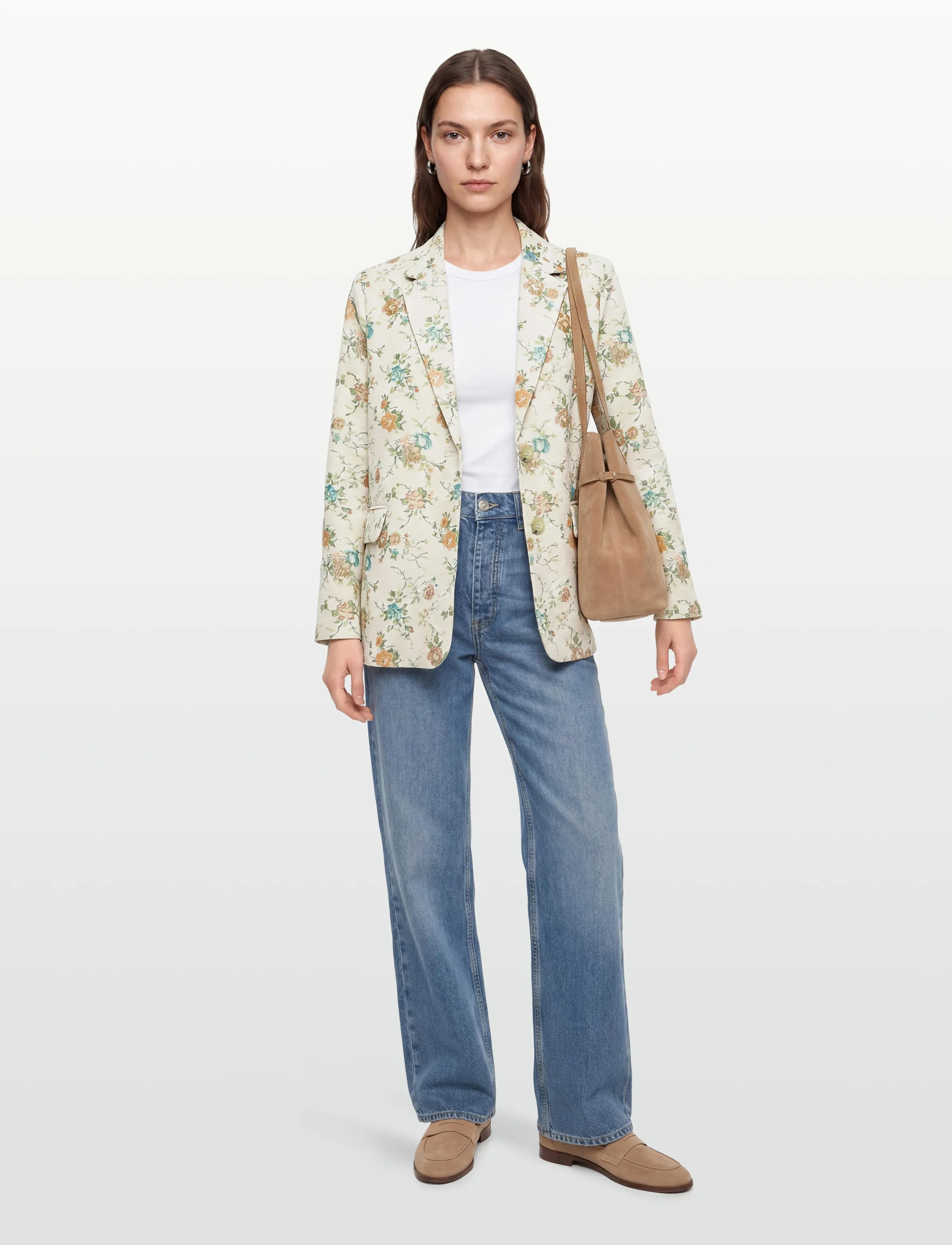 Nümph Nuharpa Oversize Blazer, 36, Grau - Oversized Frauen