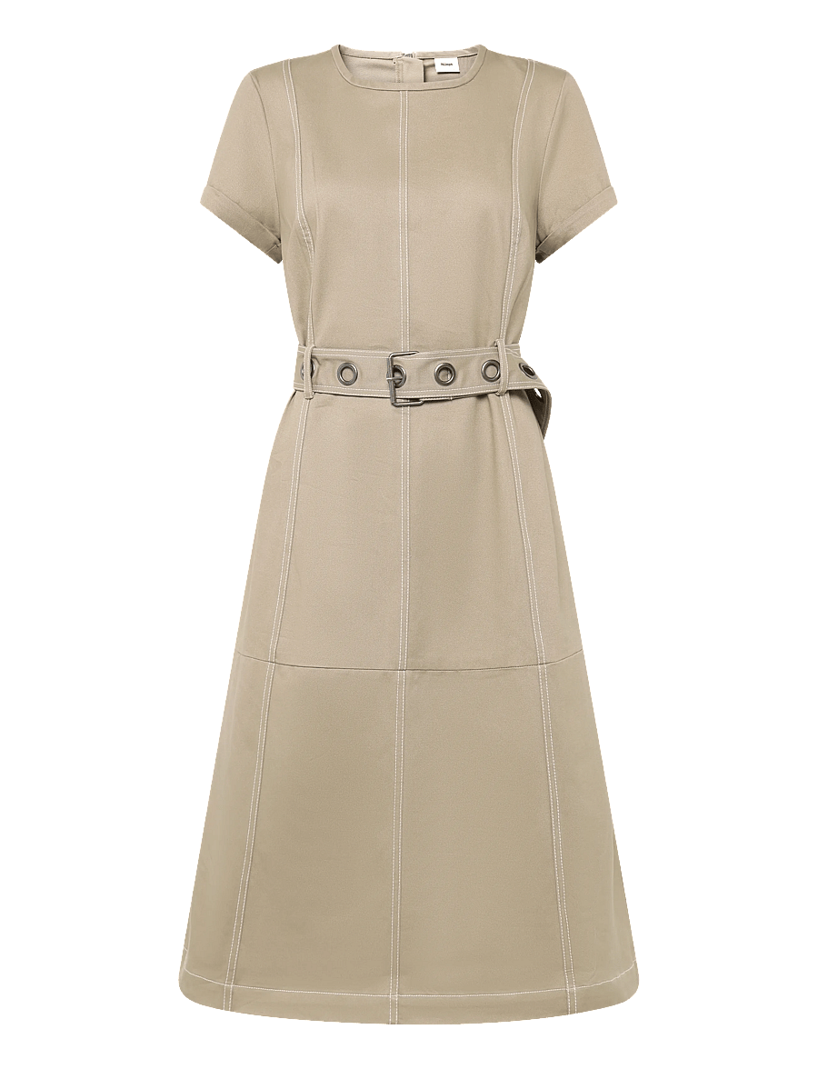Nümph - NUHILME DRESS - kurze kleider - silver mink - 0