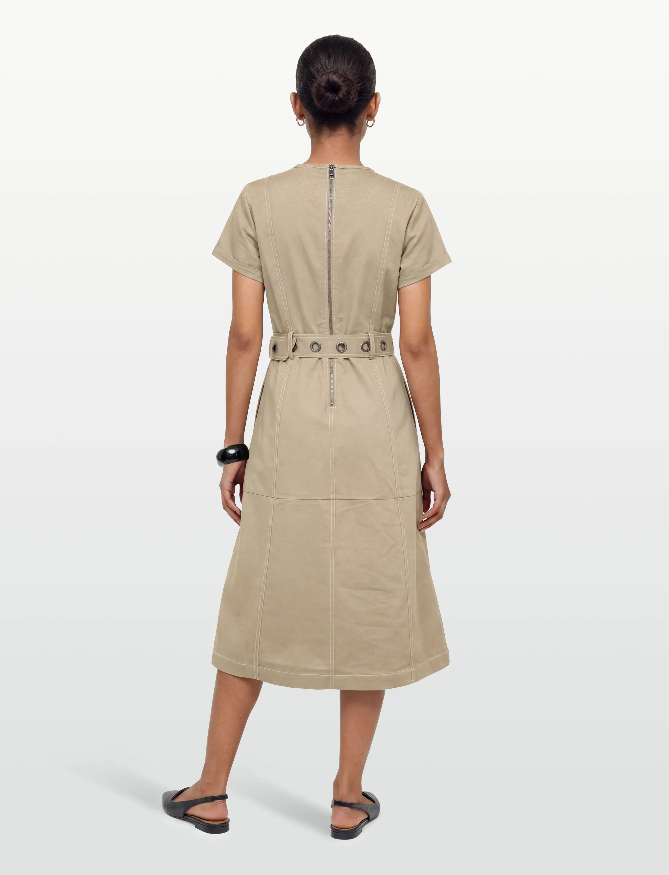 Nümph - NUHILME DRESS - short dresses - silver mink - 4