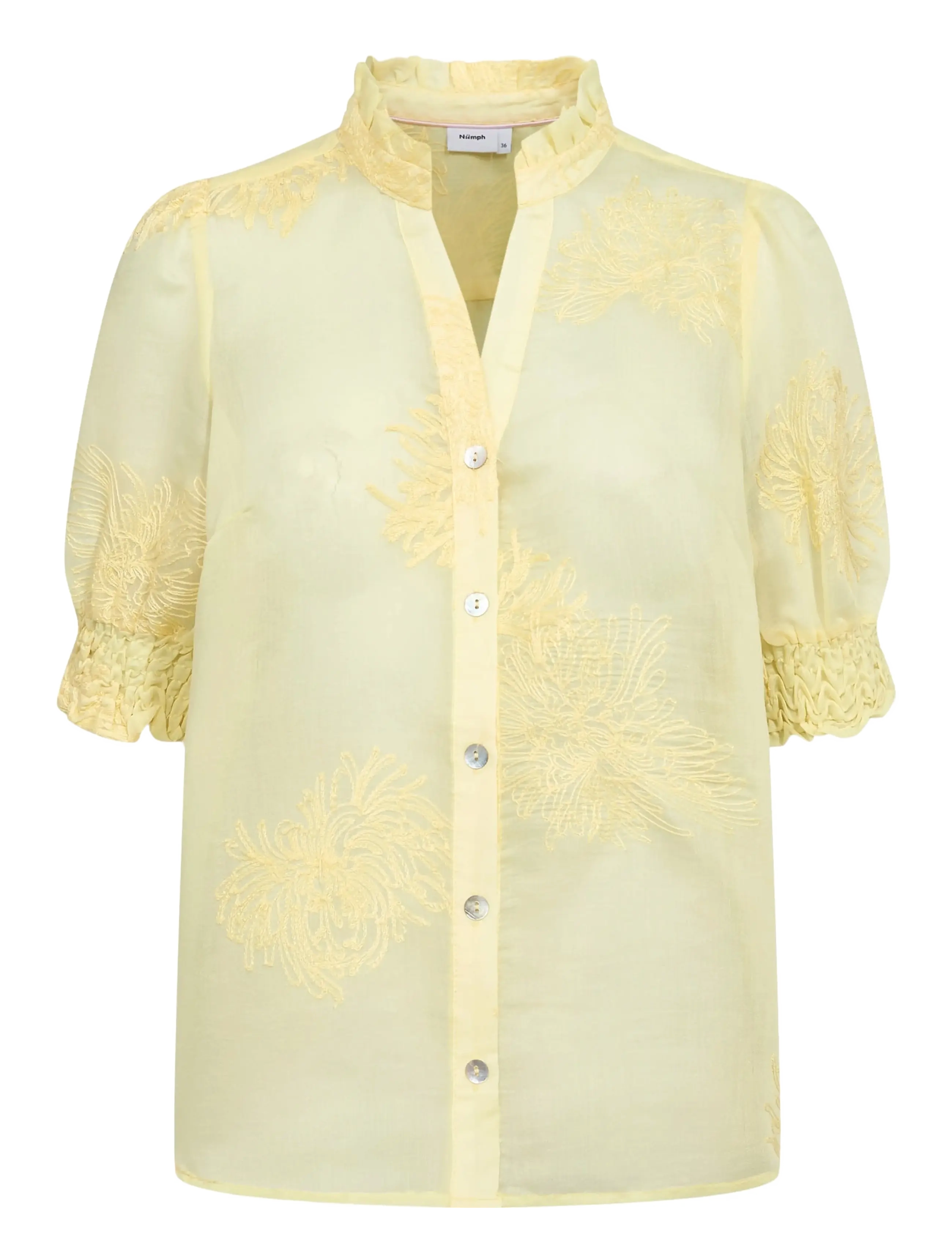 Nümph NUKENTRA SHIRT - Vêtements - POPCORN / yellow