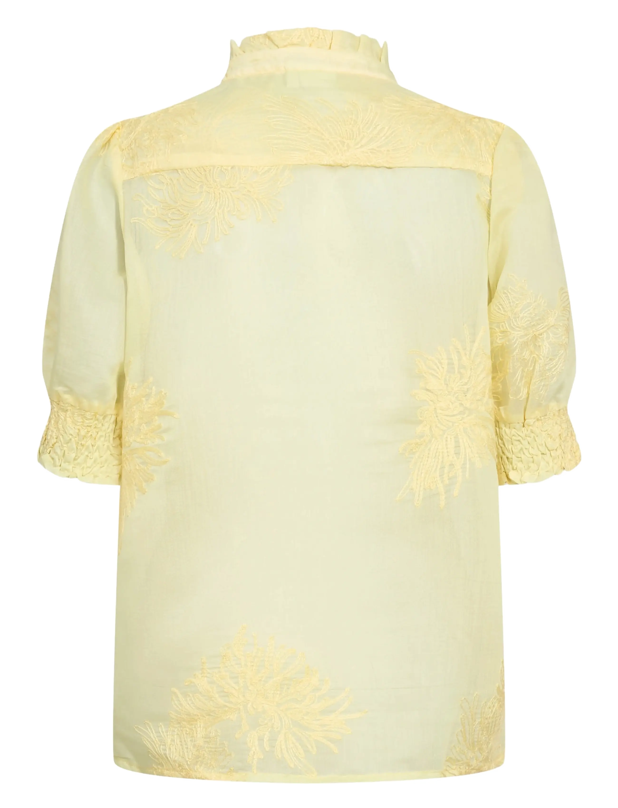 Nümph - NUKENTRA SHIRT - lühikeste varrukatega särgid - popcorn - 1