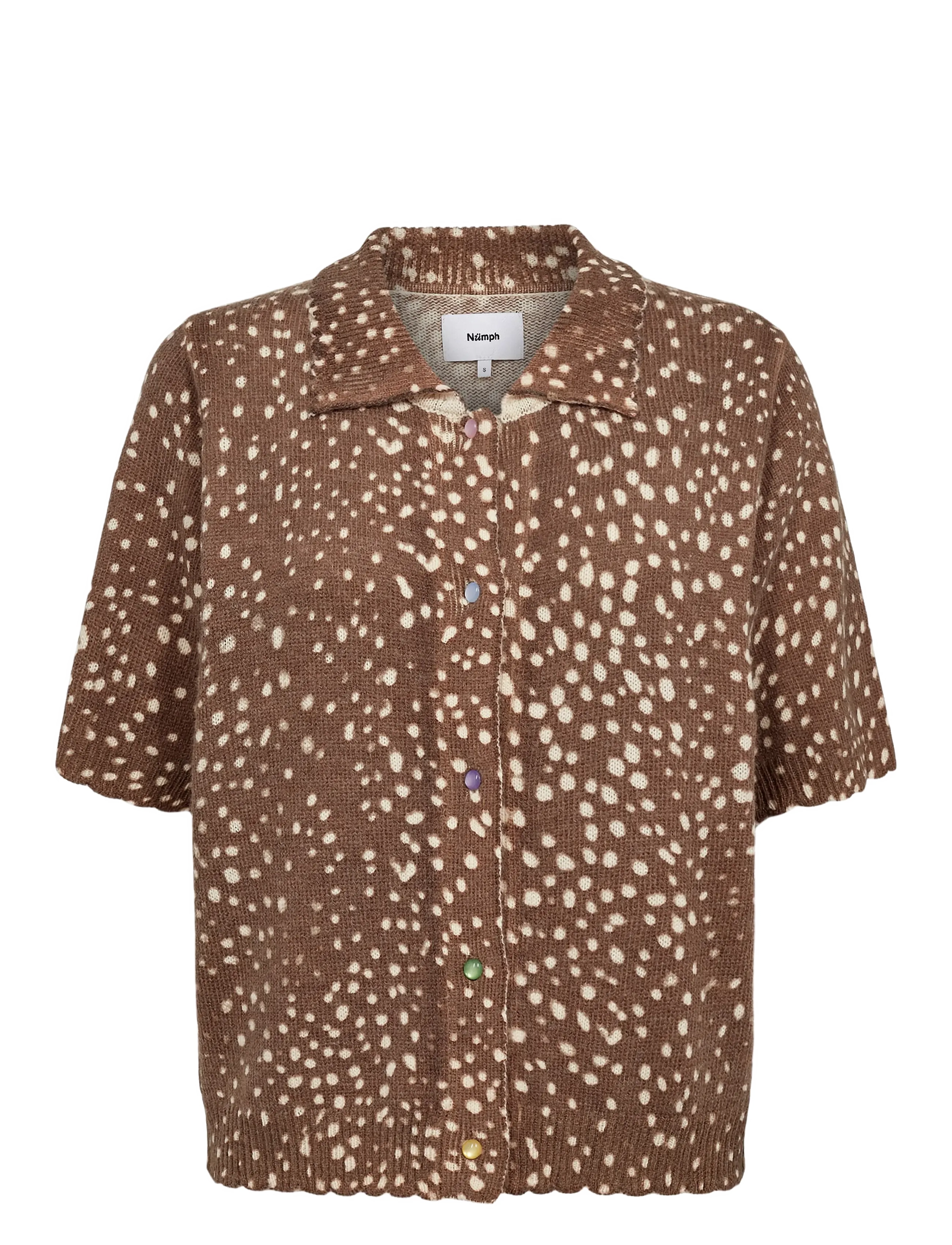 Nümph NUAMILIE CARDIGAN - Tøj - DACHSHUND / brown