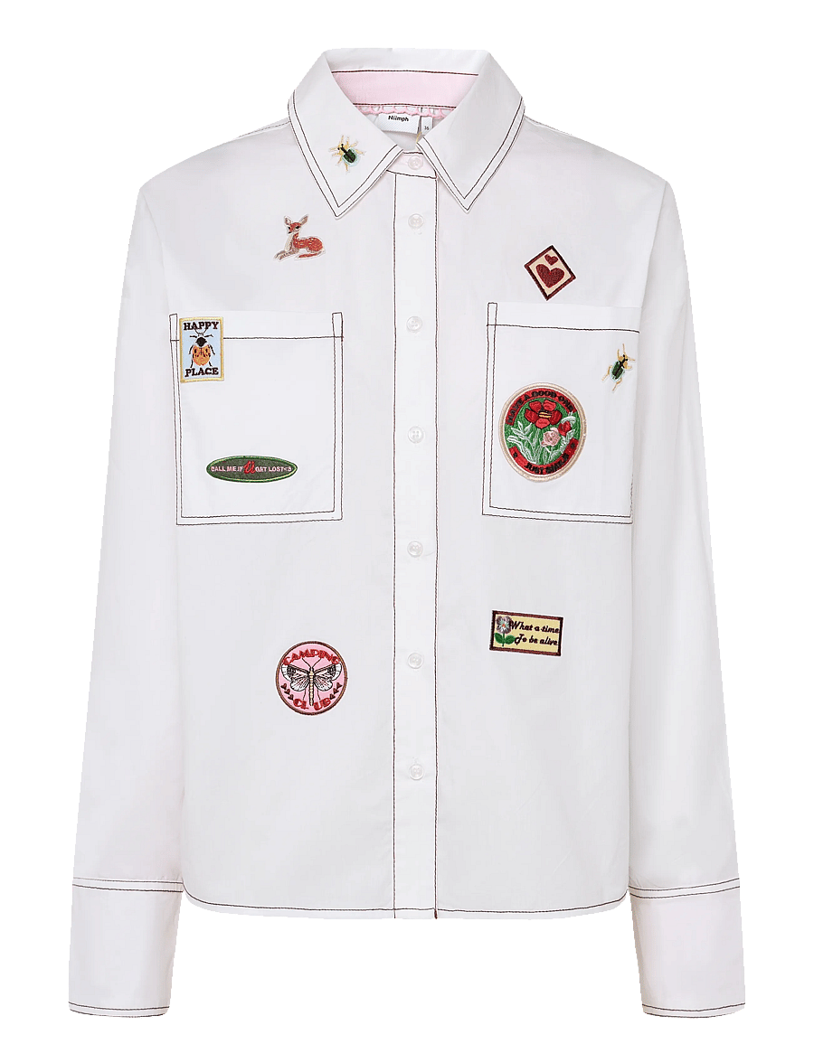 Nümph - NUBADGE SHIRT - bright white - 0