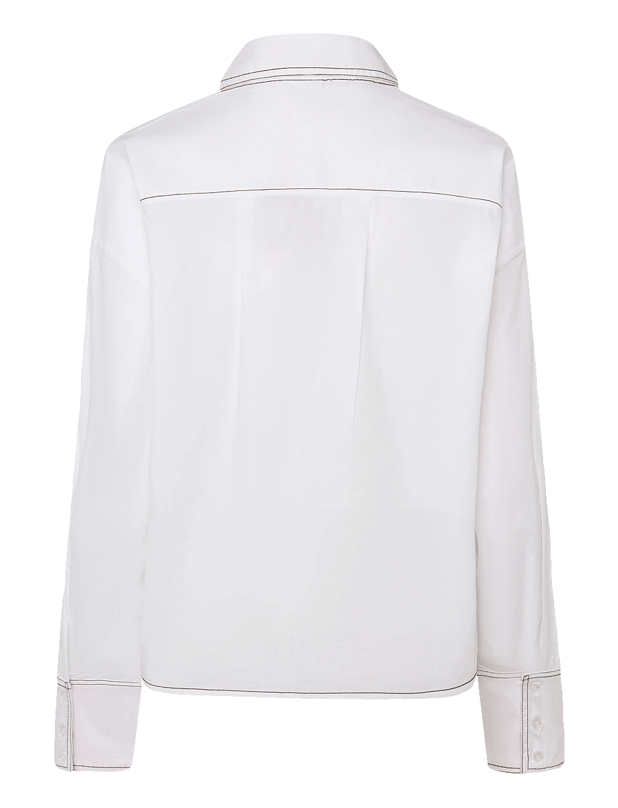 Nümph - NUBADGE SHIRT - bright white - 1