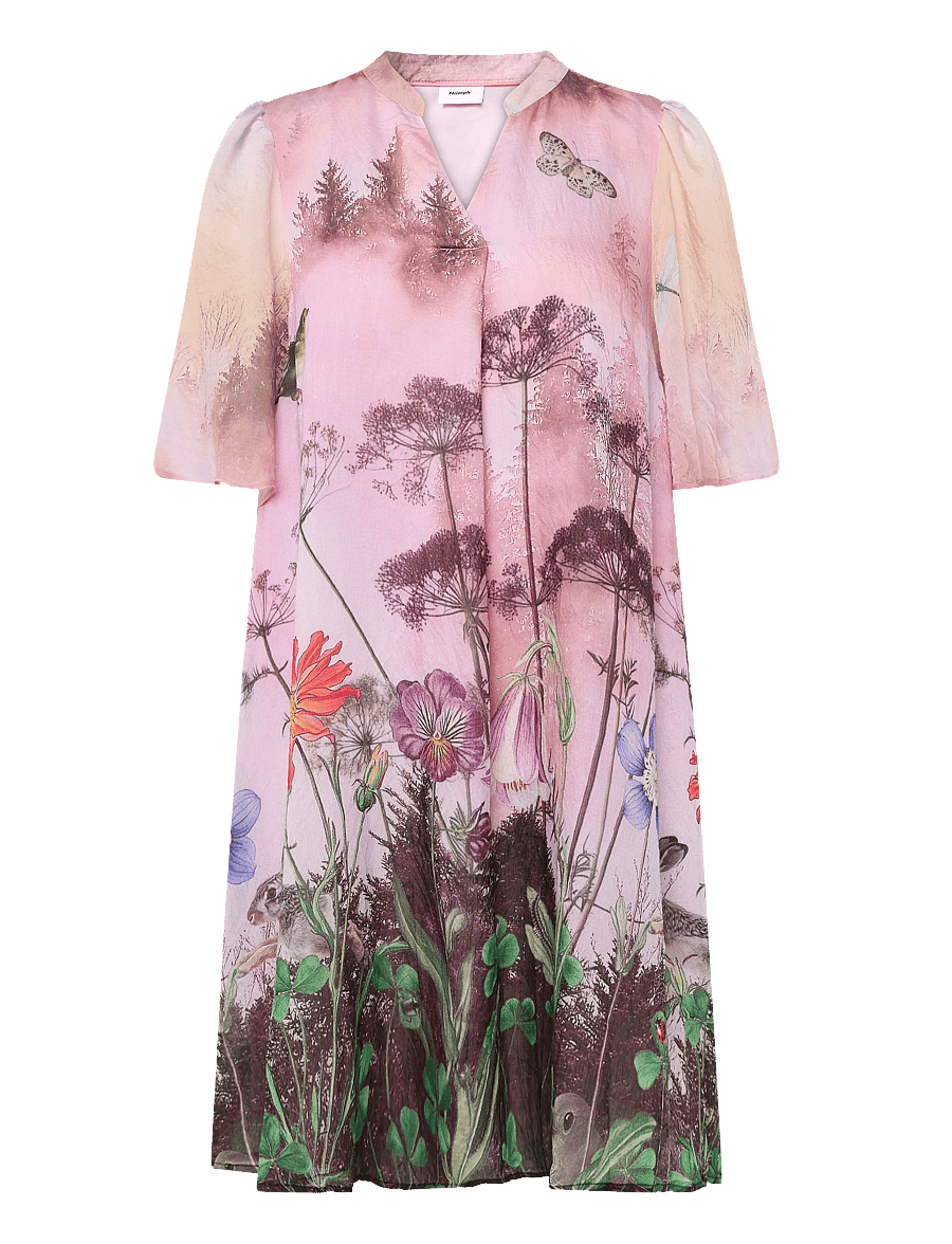 Nümph - NUFOREST DRESS - suvekleidid - pink lady - 0
