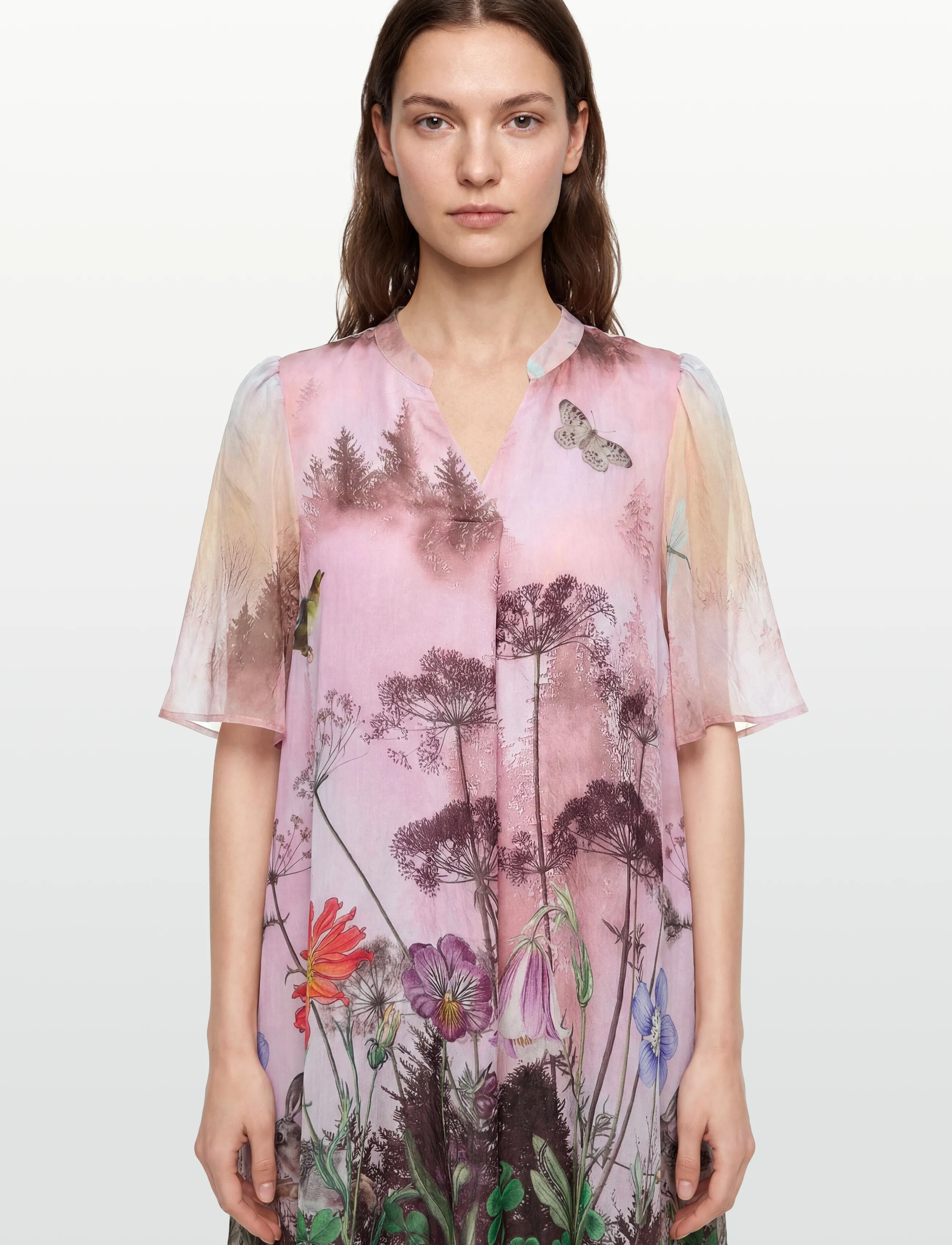 Nümph - NUFOREST DRESS - summer dresses - pink lady - 4