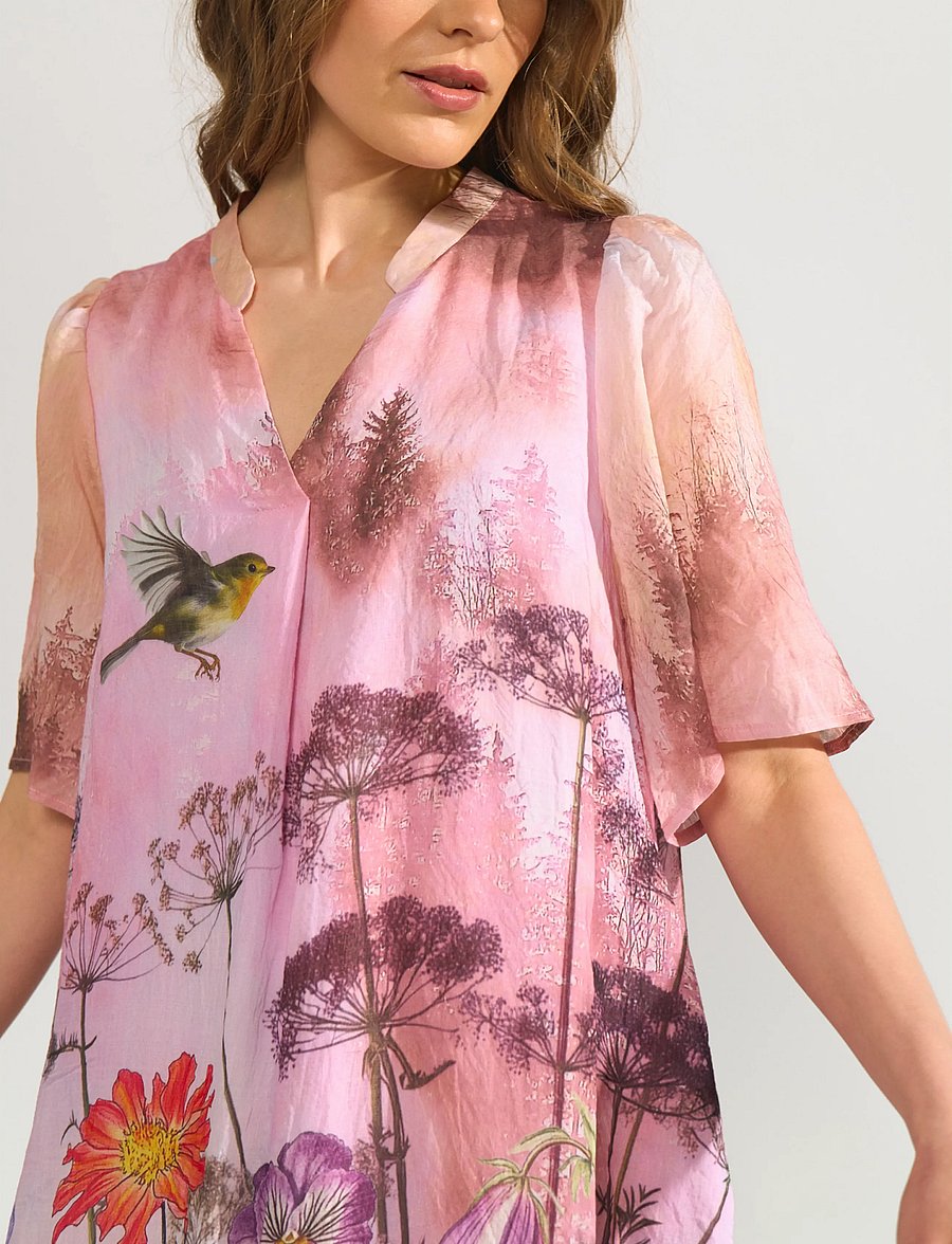 Nümph - NUFOREST DRESS - sommerkjoler - pink lady - 5