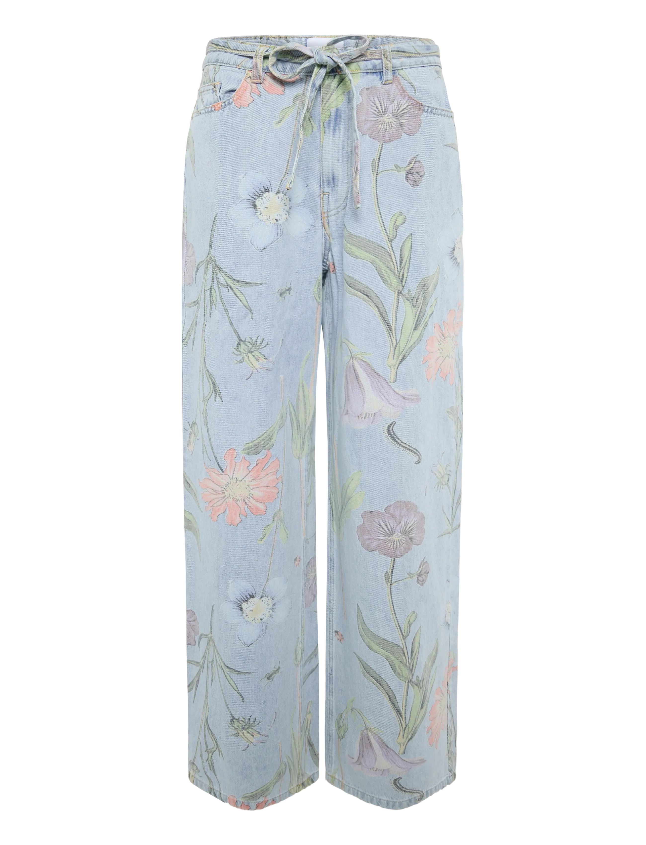 Nümph NUVERONA HR WIDE JEANS 3010 - Jeans - LIGHT BLUE DENIM / blue
