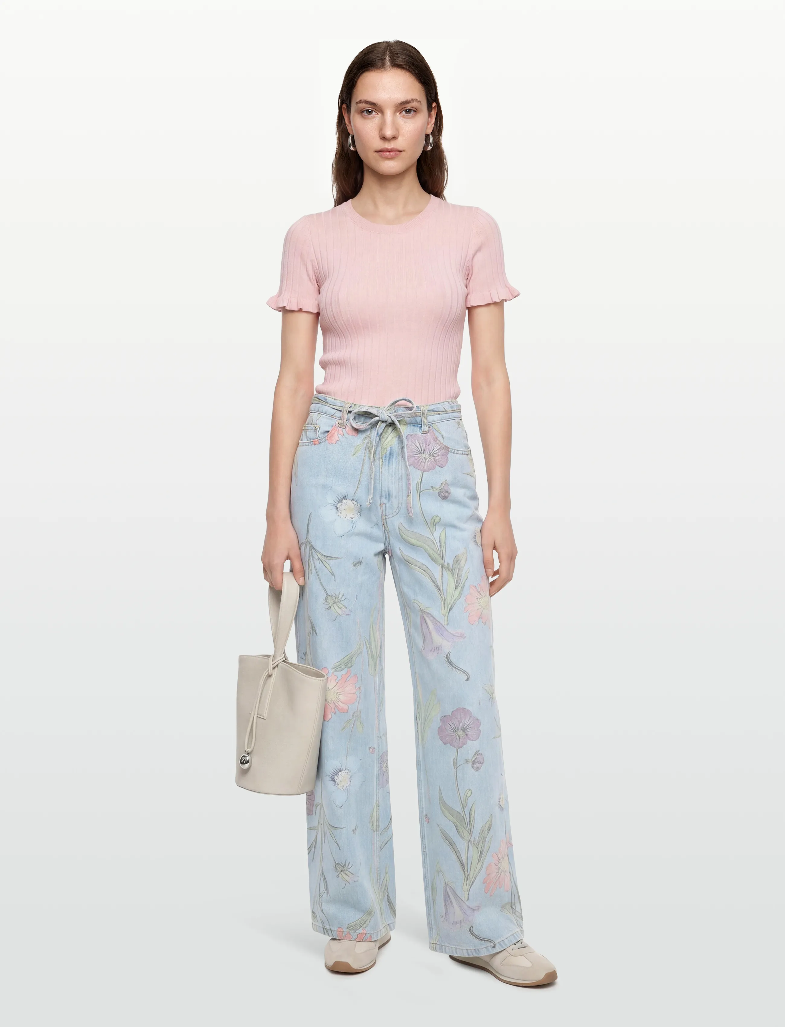 Nümph NUVERONA HR WIDE JEANS 3010 - Teksad - LIGHT BLUE DENIM / blue
