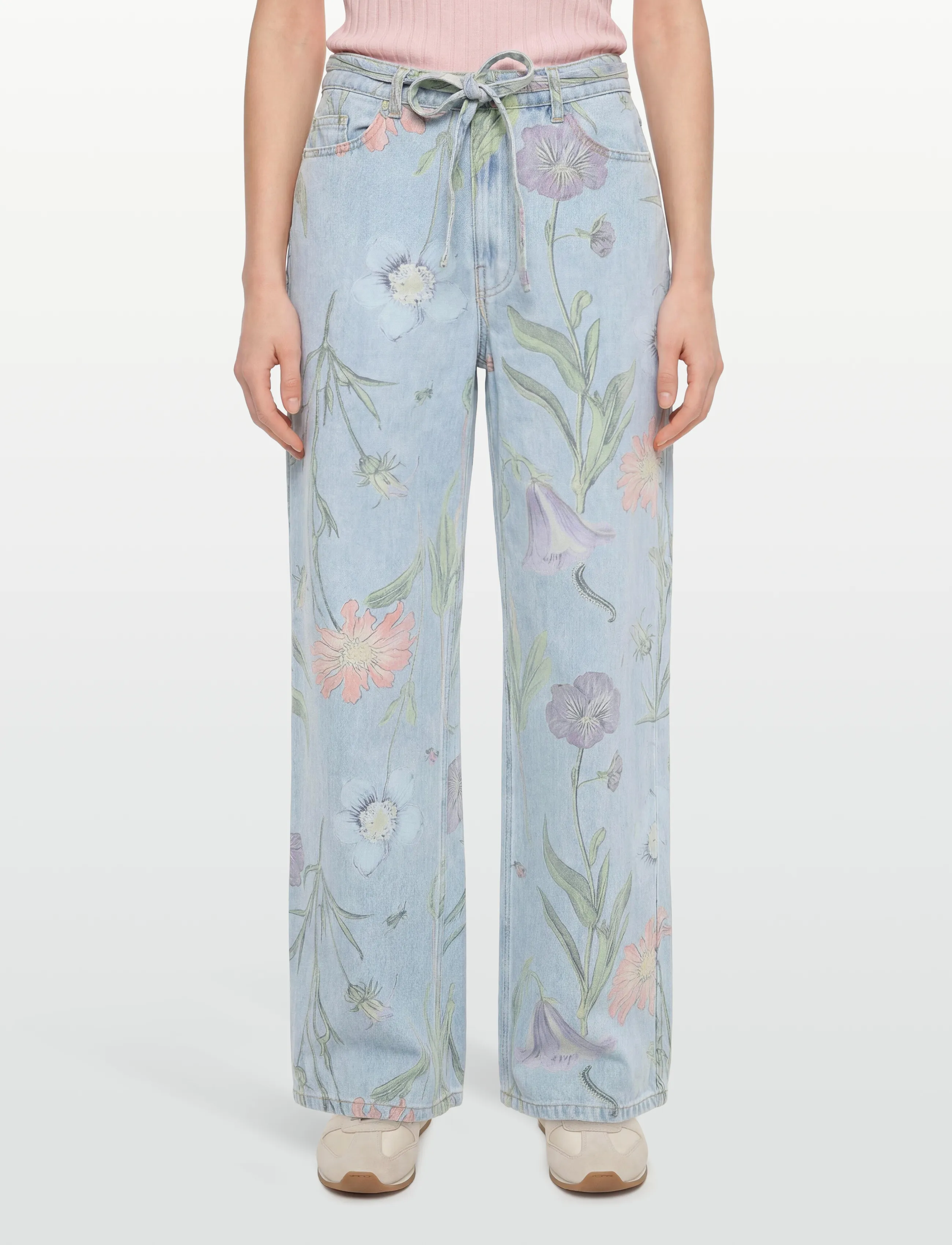 Nümph - NUVERONA HR WIDE JEANS 3010 - vida jeans - light blue denim - 3