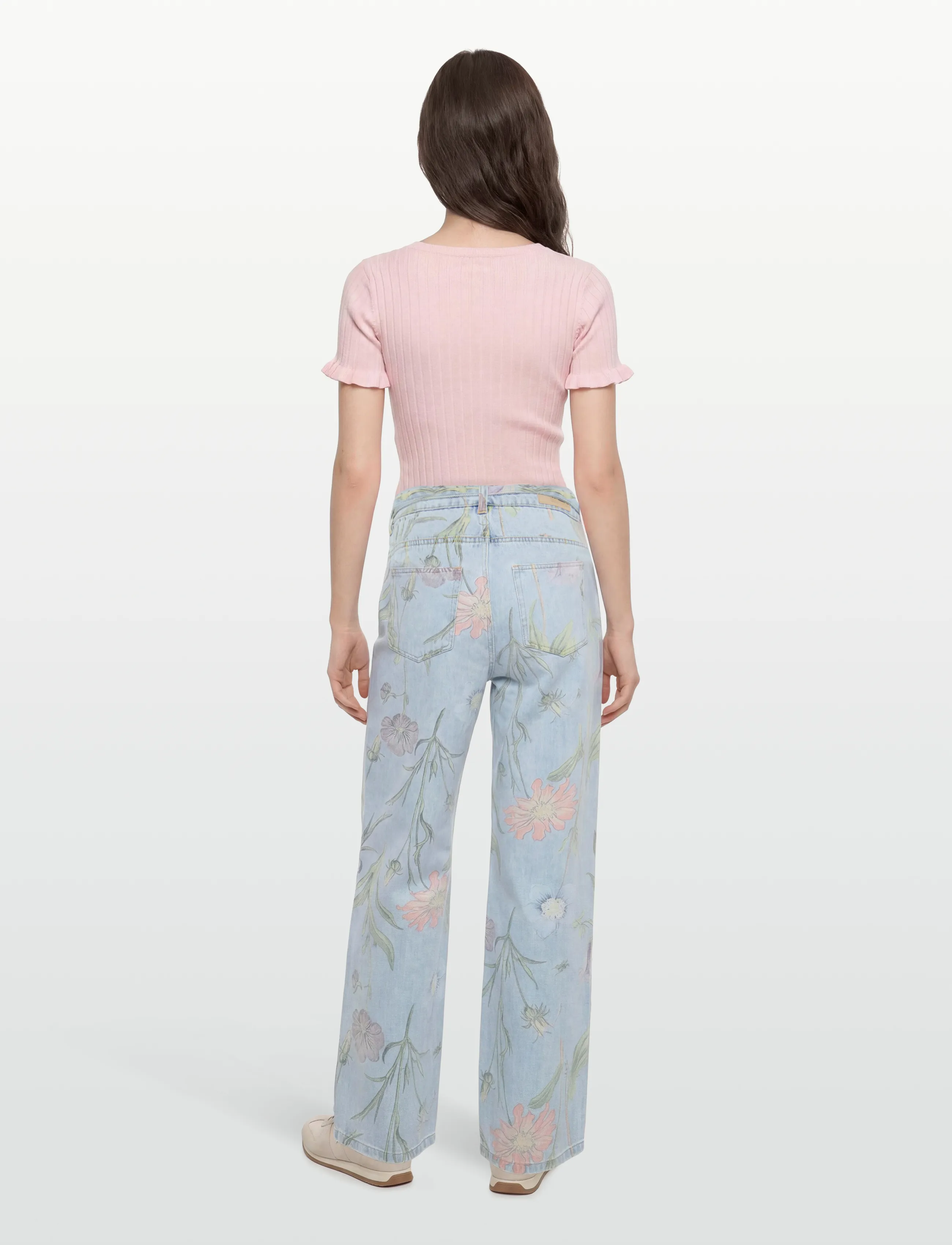 Nümph - NUVERONA HR WIDE JEANS 3010 - vida jeans - light blue denim - 4