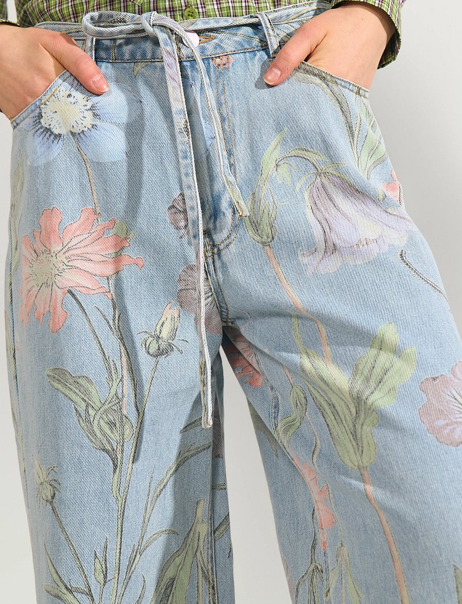 Nümph - NUVERONA HR WIDE JEANS 3010 - vida jeans - light blue denim - 5
