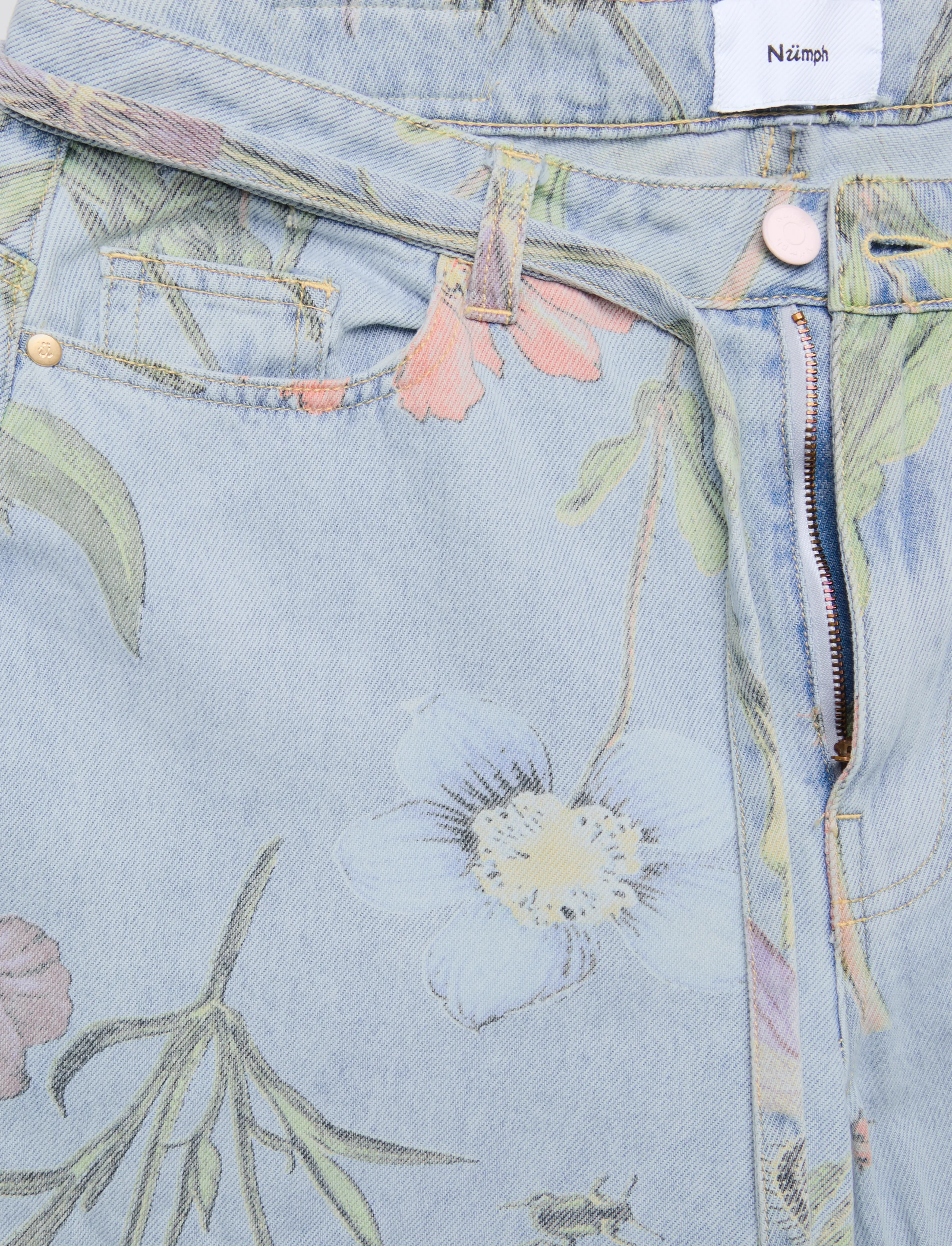 Nümph - NUVERONA HR WIDE JEANS 3010 - light blue denim - 2