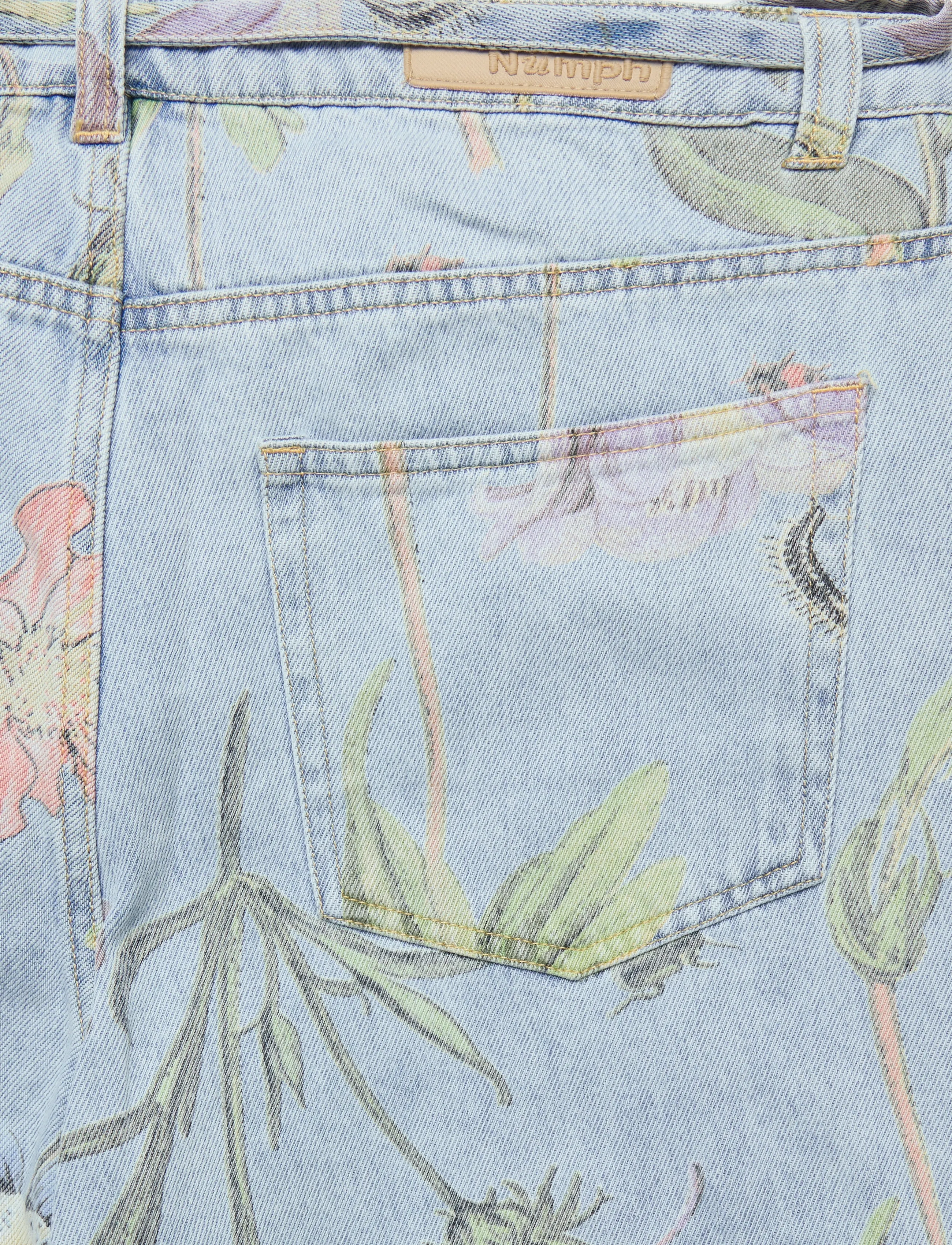 Nümph - NUVERONA HR WIDE JEANS 3010 - light blue denim - 4