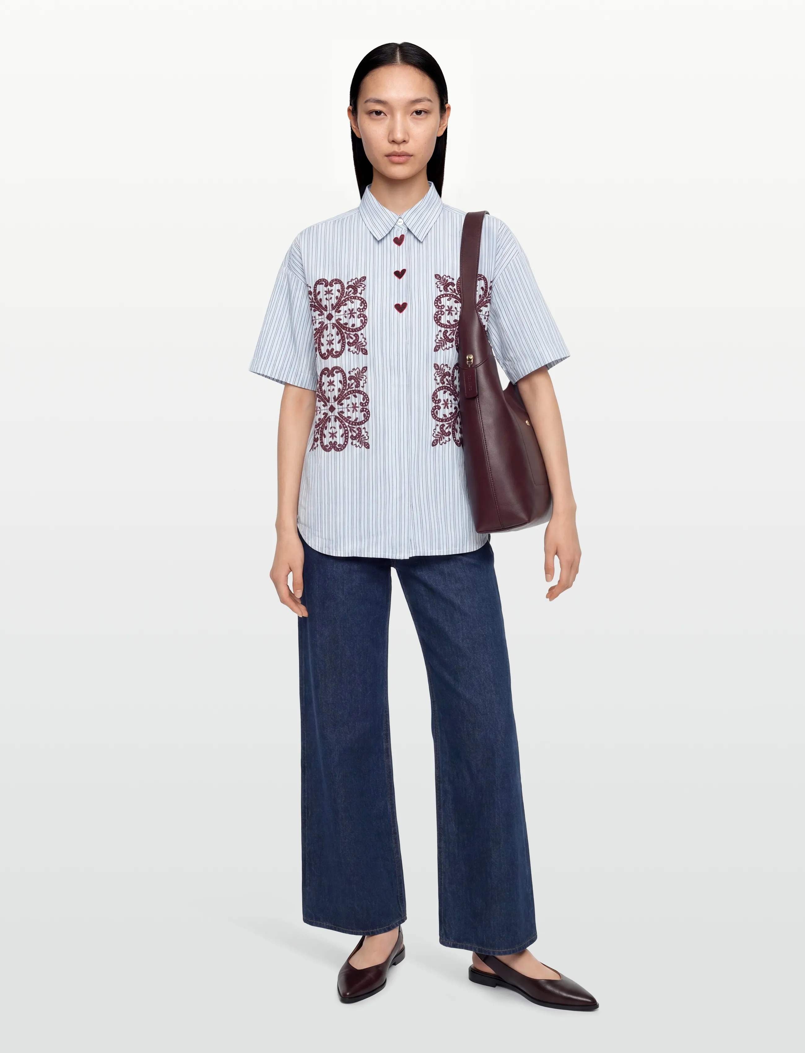 Nümph NUDITTY SHIRT - Hemden - FLOATY BLUE / blue