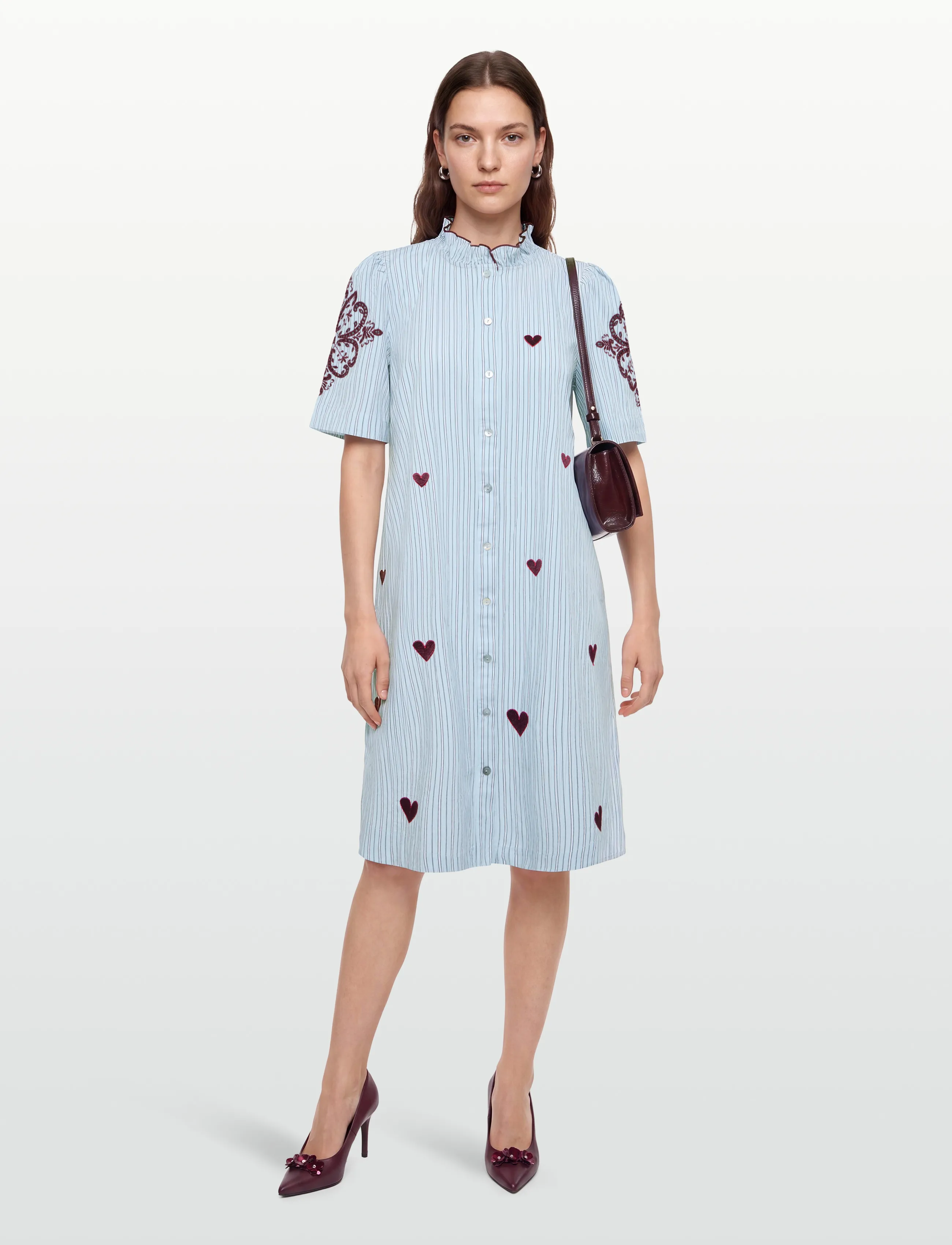 Nümph NUDITTY DRESS - Kleider - FLOATY BLUE / blue