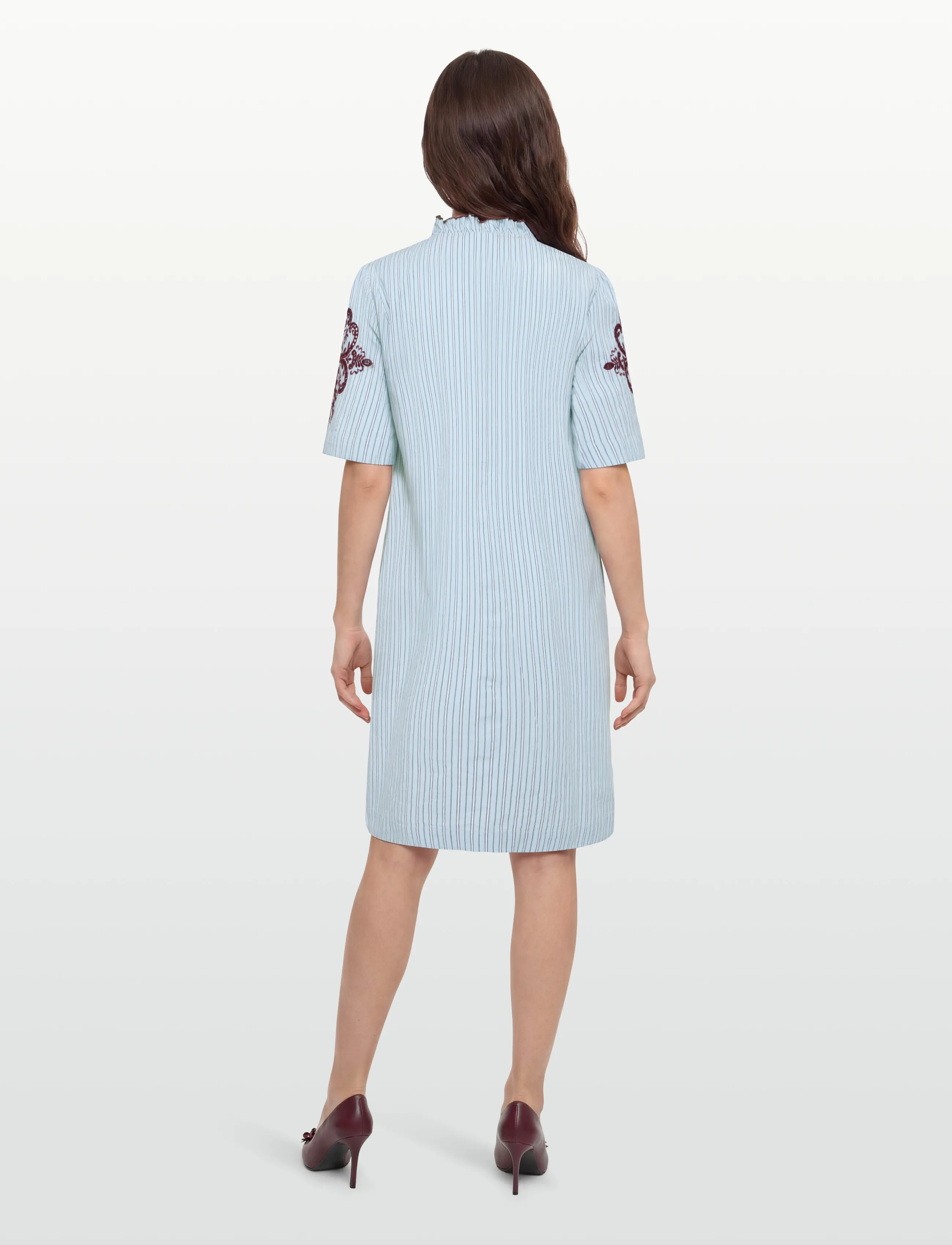Nümph - NUDITTY DRESS - shirt dresses - floaty blue - 4
