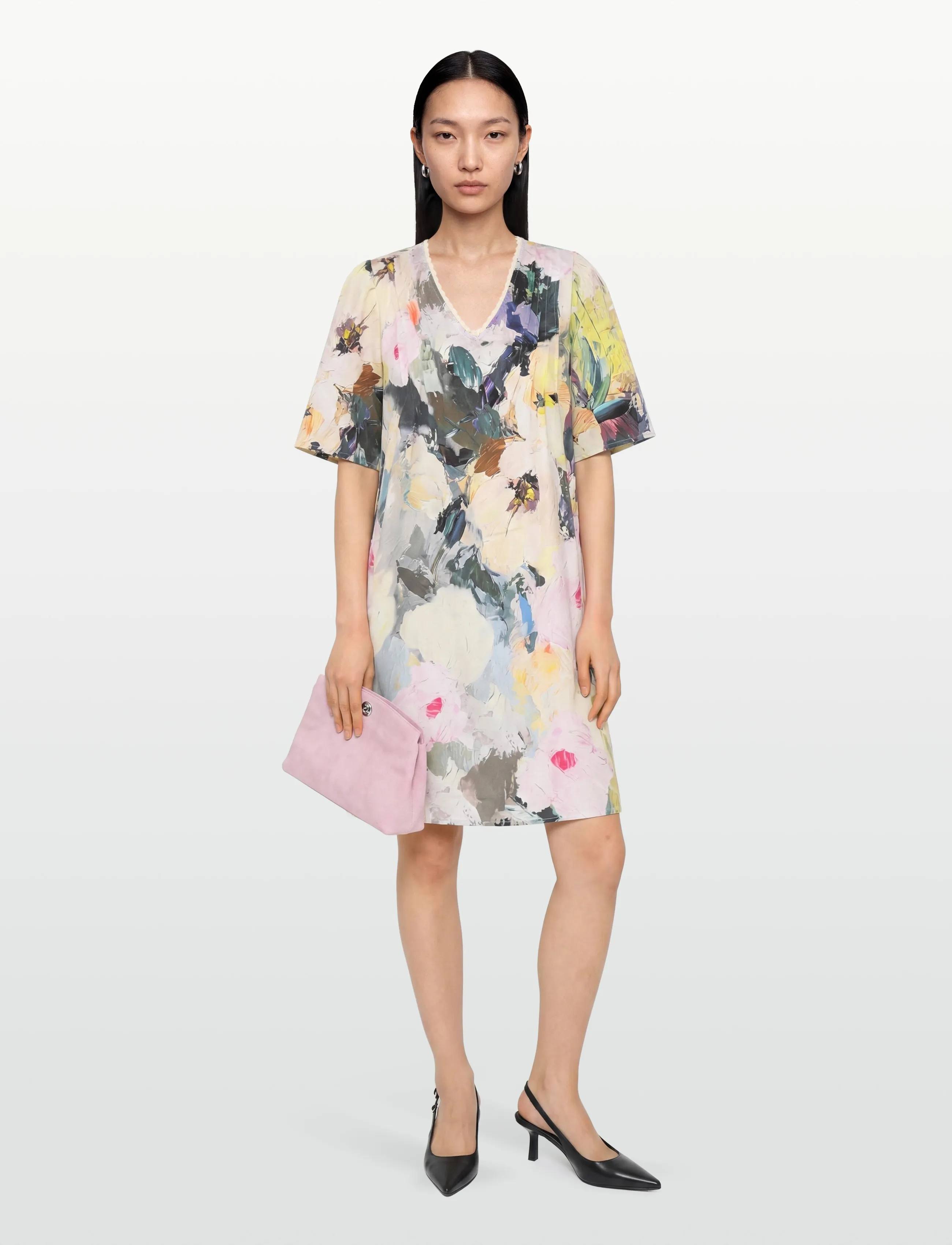 Nümph Nuannali Dress, 42, Multi/patterned, Kjoler > Knælange Og Midi, Dame