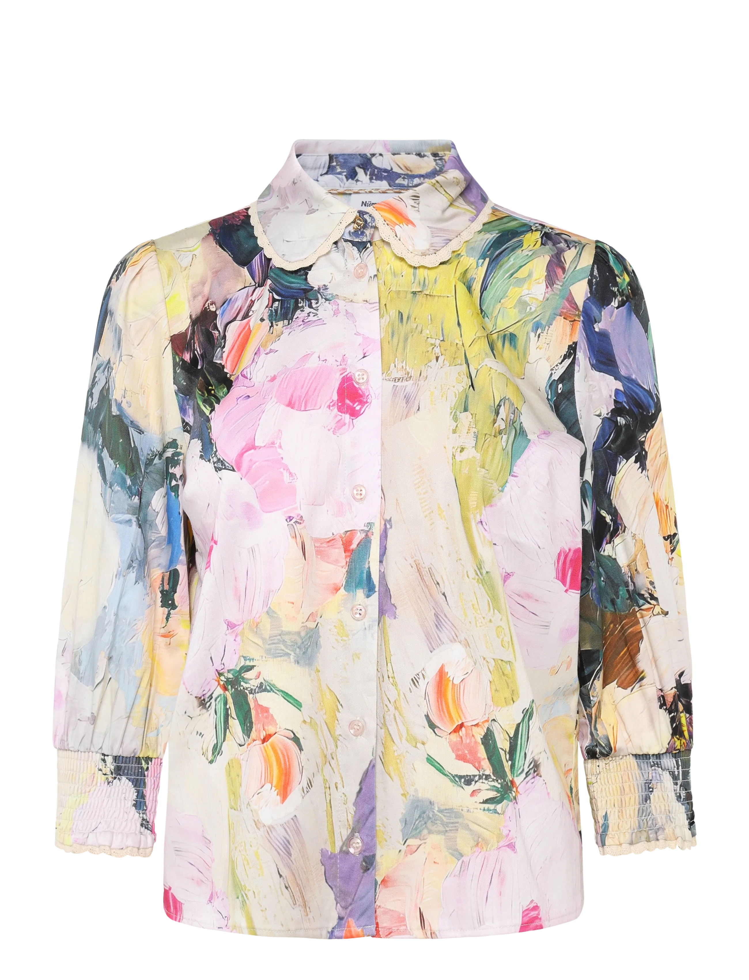 Nümph NUANNALI SHIRT - New arrivals - FOREST GREEN / multi