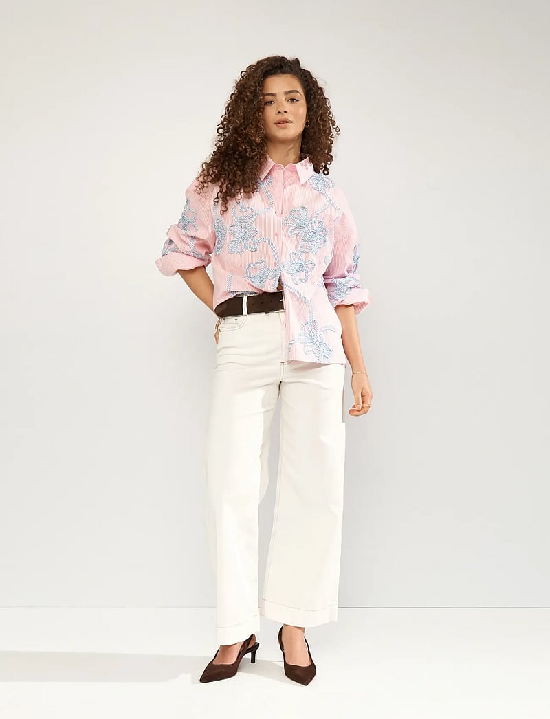 Nümph - NUEMELIA OVERSIZE SHIRT - langærmede skjorter - prism pink - 0