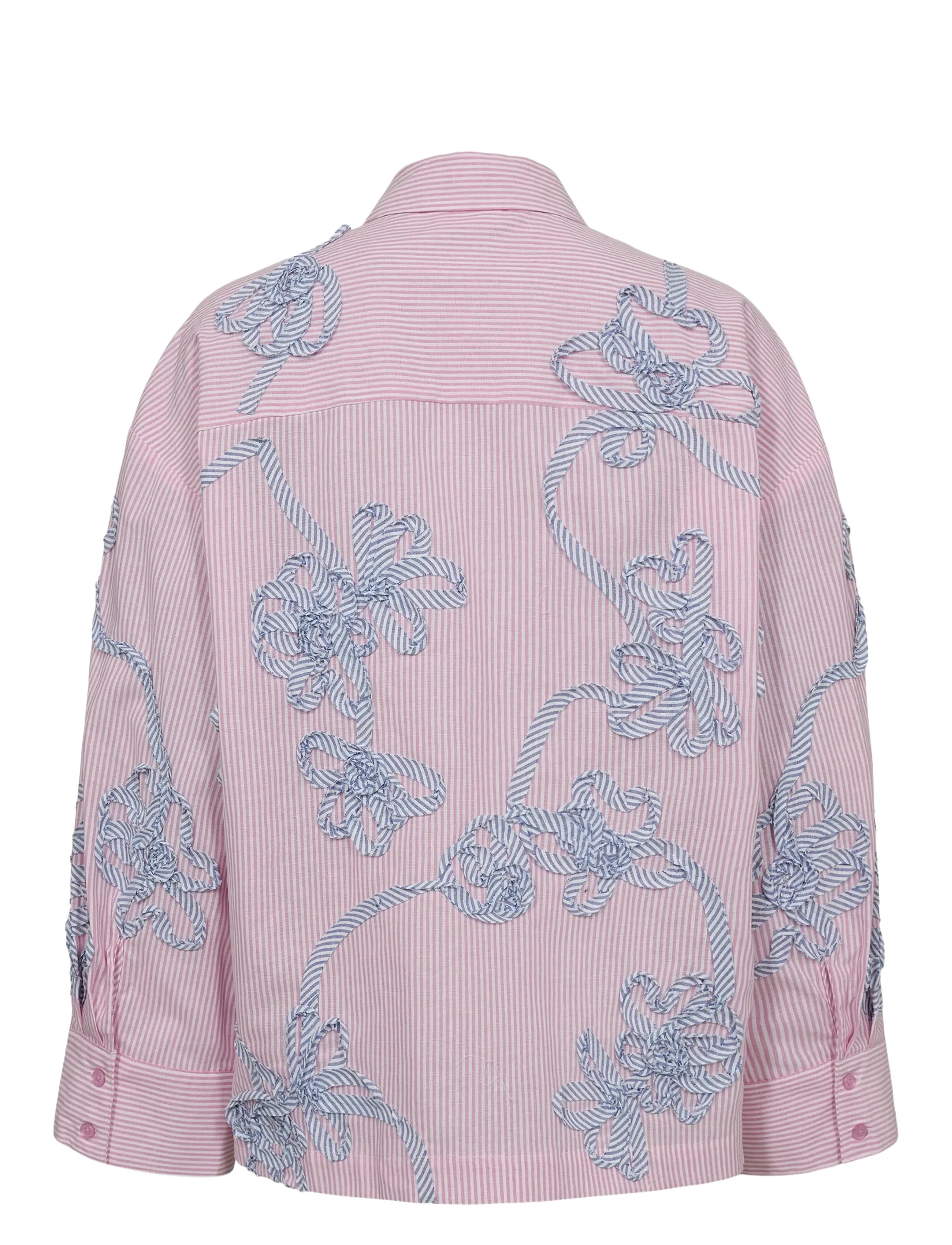 Nümph - NUEMELIA OVERSIZE SHIRT - långärmade skjortor - prism pink - 2