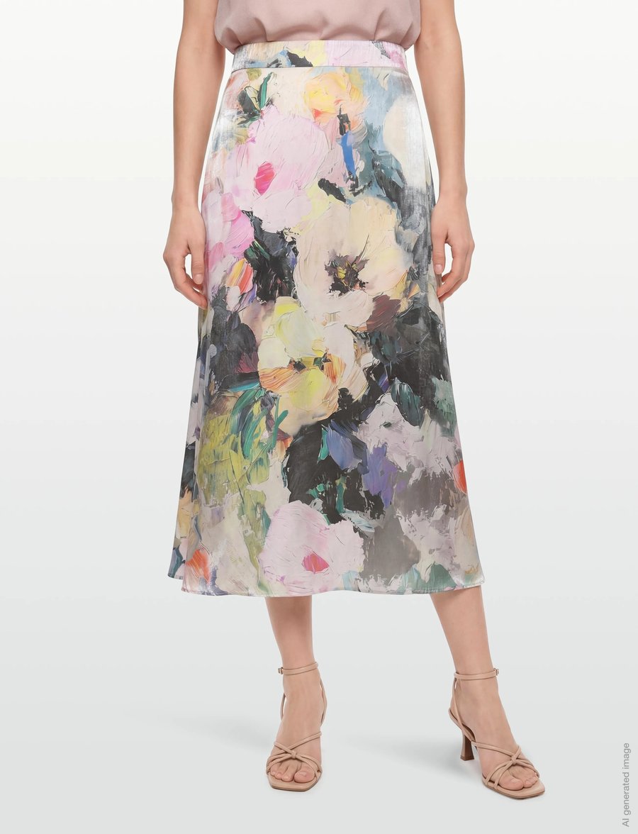 Nümph - NUALMAT SKIRT - midi kjolar - forest green - 4