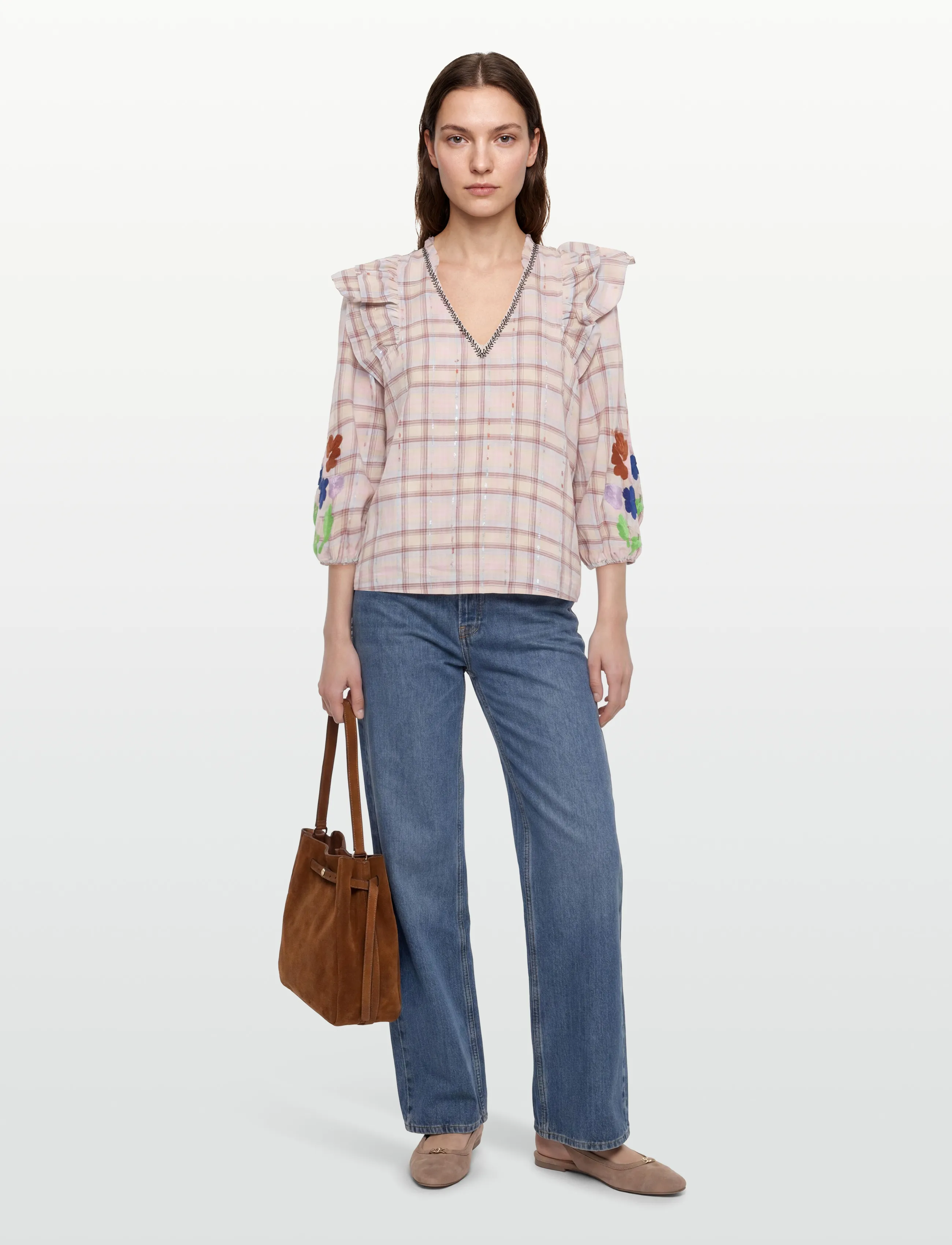Nümph NUMAGGI BLOUSE - Pluusid - FIG / cream