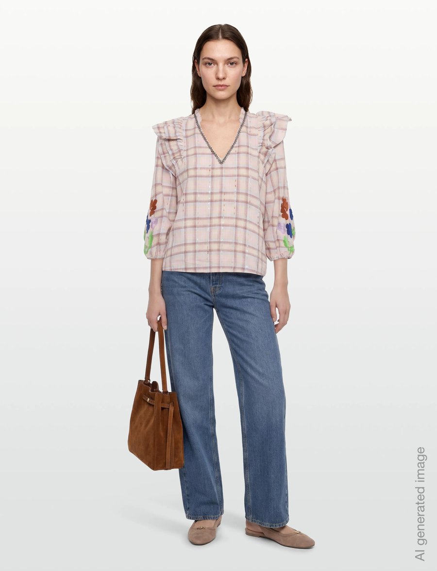Nümph - NUMAGGI BLOUSE - langärmelige blusen - fig - 0