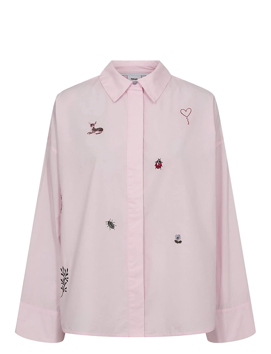 Nümph - NUTENJA SHIRT - langärmlige hemden - pink lady - 1