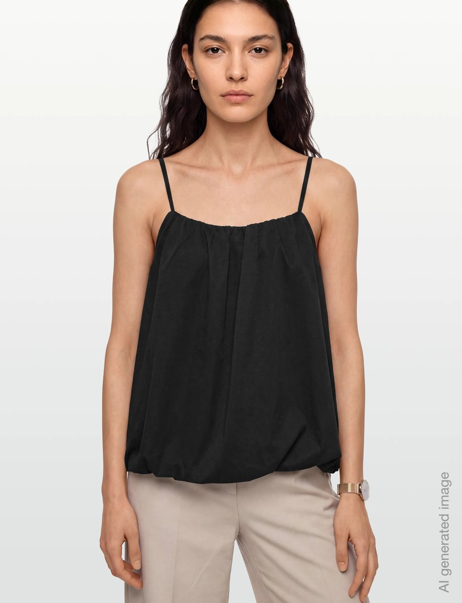 Nümph - NUTANA TOP - blouses zonder mouwen - caviar - 3