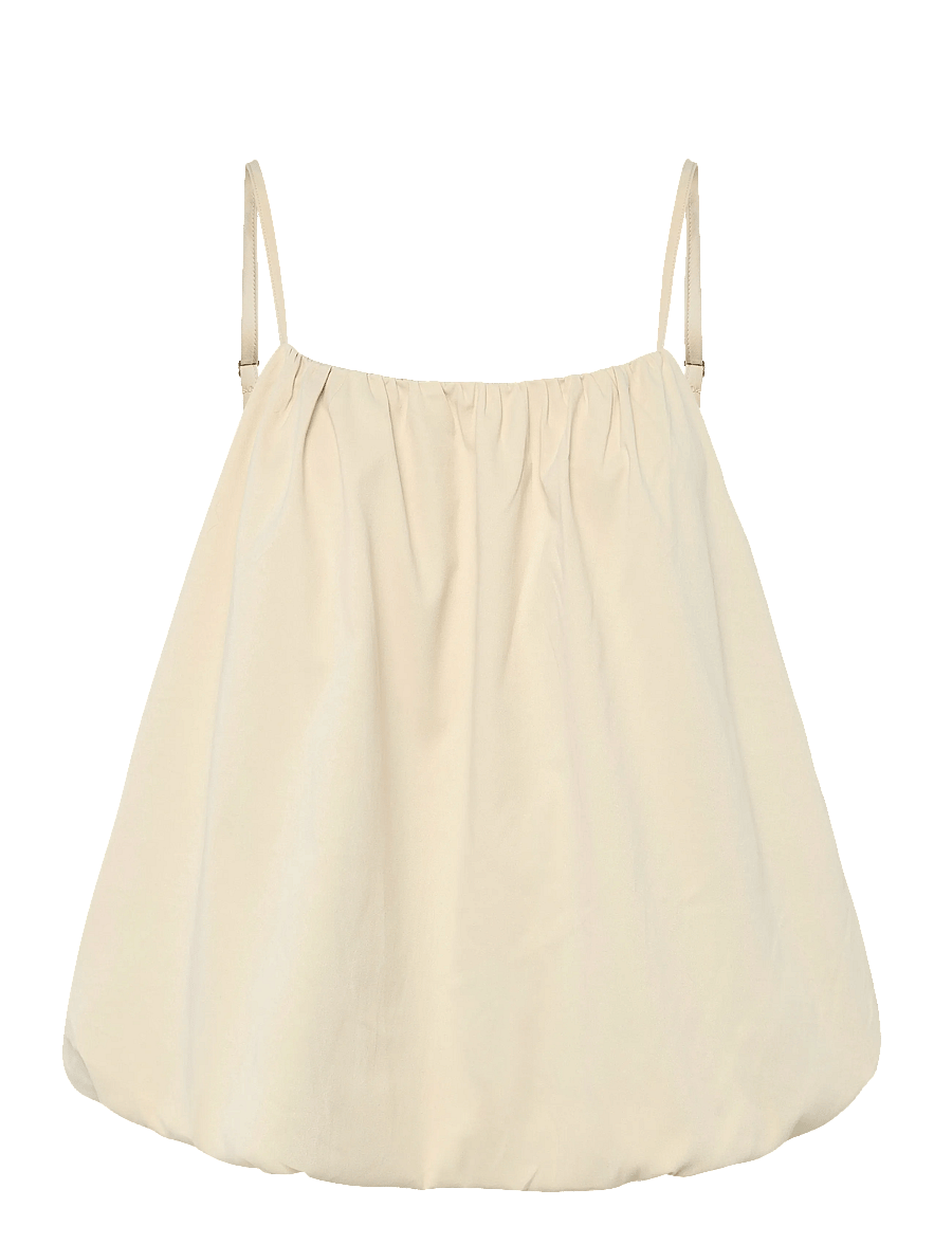 Nümph - NUTANA TOP - Ärmellose blusen - sandshell - 0