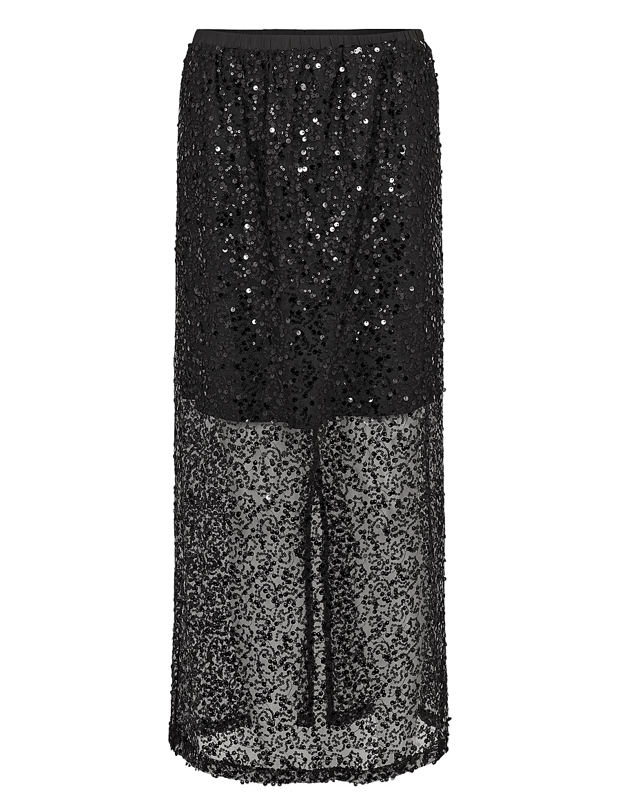 Nümph - NUKASIA SKIRT - pailletten-röcke - caviar - 0