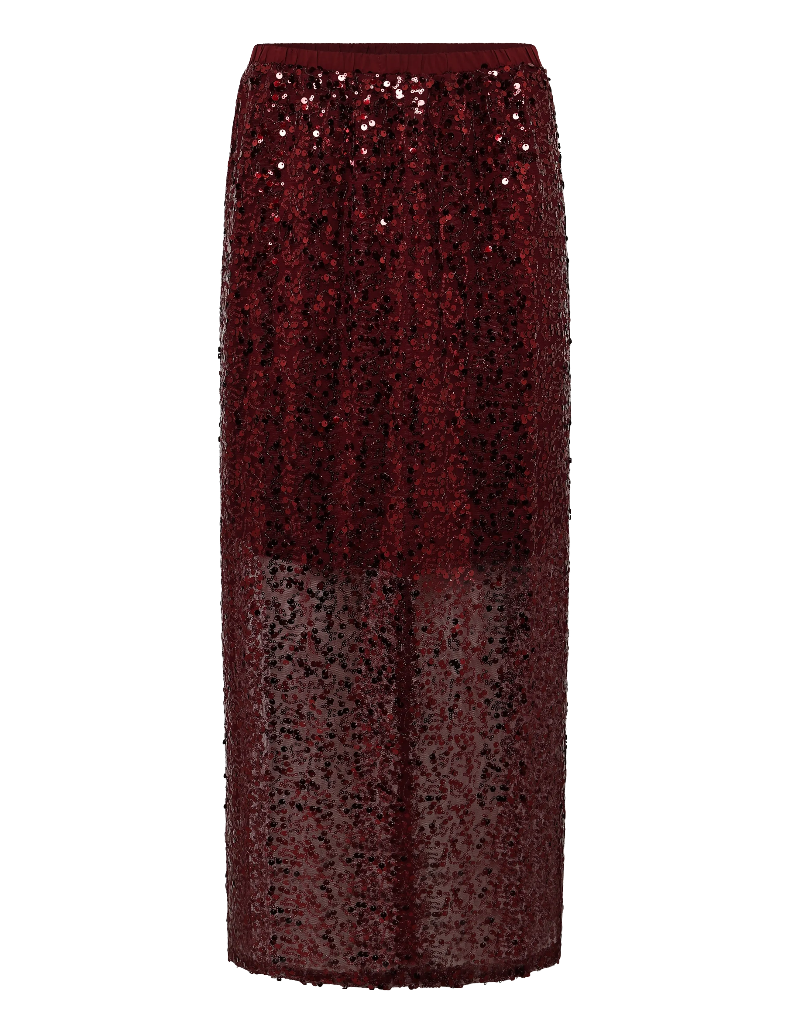 Nümph NUKASIA SKIRT - Kjolar - WINETASTING / burgundy