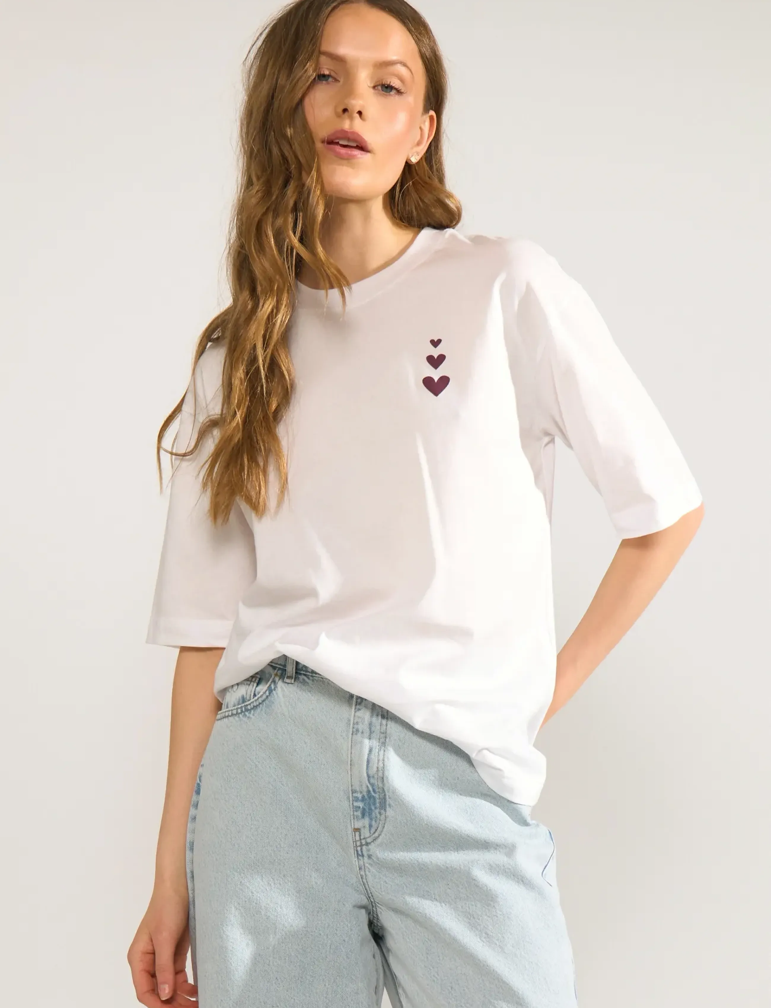 Nümph - NUANYKA T-SHIRT - t-shirts - bright white - 0