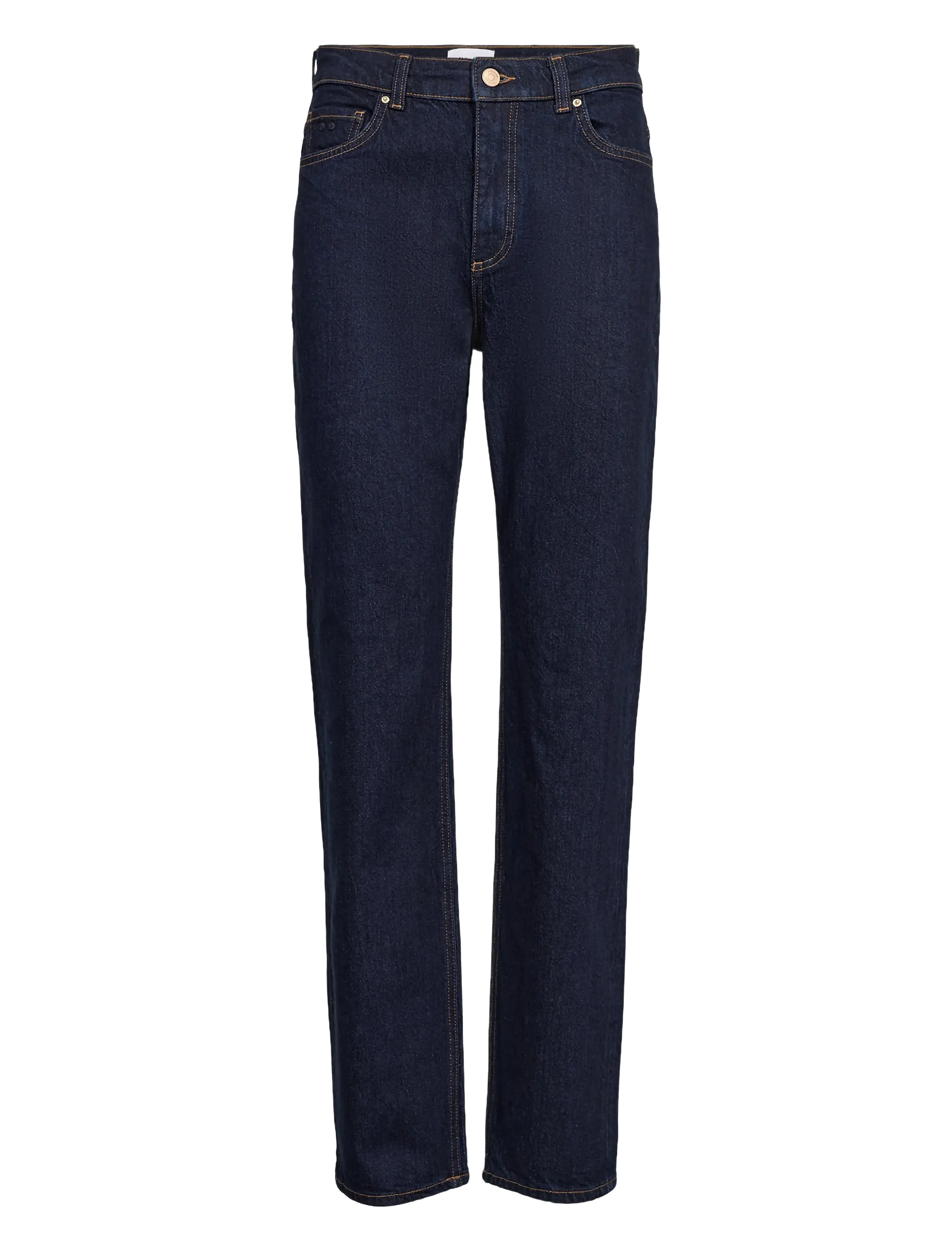 Nümph NUOSLO HR STRAIGHT JEANS - S3012 - Denimkläder - DARK BLUE DENIM / navy