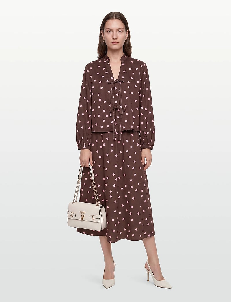 Nümph - NUSINE TIE SHIRT - langærmede skjorter - shopping bag - 0