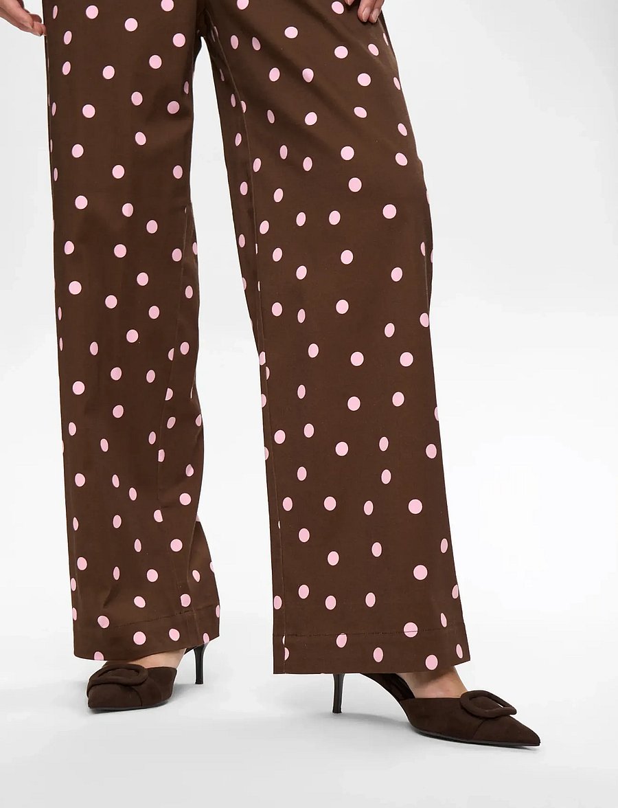 Nümph - NUSINE PANTS - hosen mit weitem bein - shopping bag - 4
