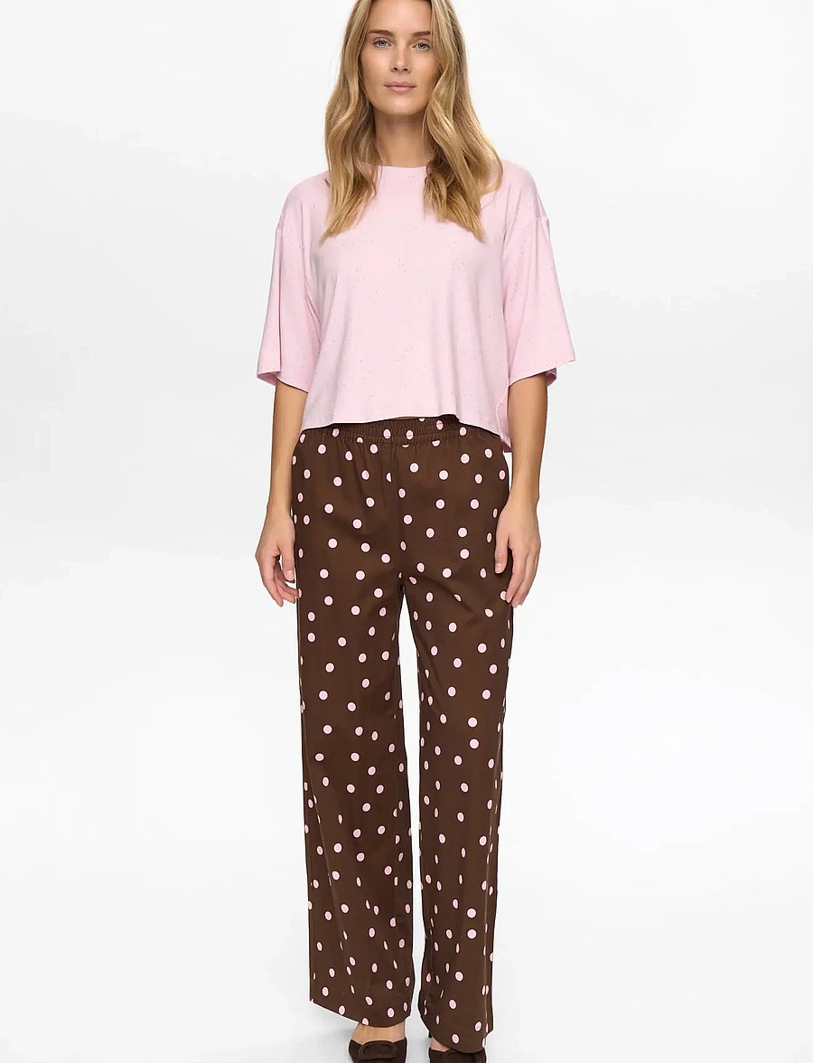Nümph - NUSINE PANTS - hosen mit weitem bein - shopping bag - 2