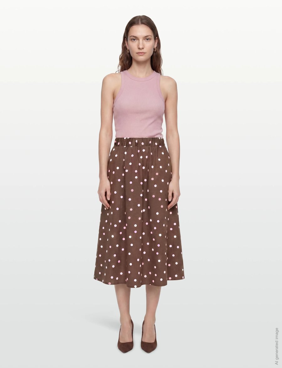 Nümph - NUSINE SKIRT - midi-röcke - shopping bag - 0
