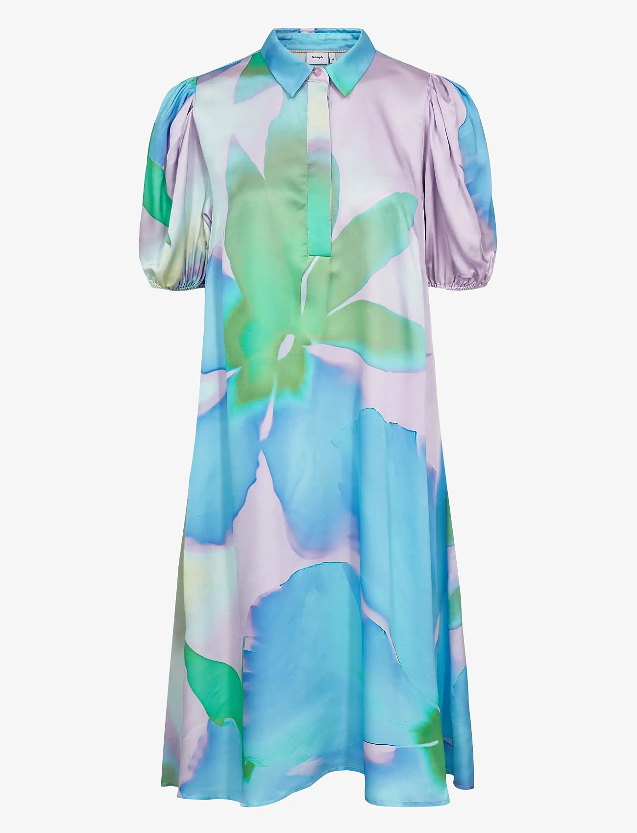 Nümph - NUSUNLEE SHORT DRESS - sommerkjoler - orchid bloom - 1
