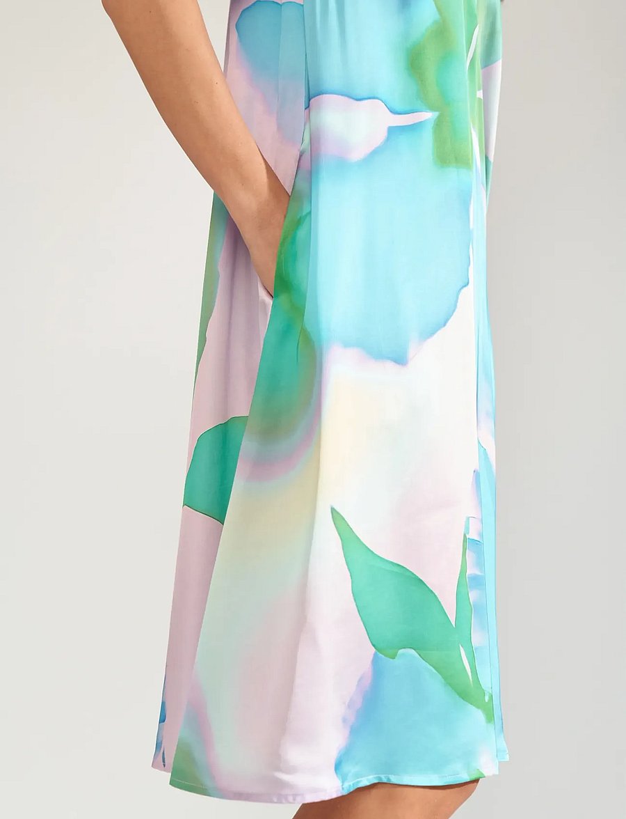 Nümph - NUSUNLEE SHORT DRESS - suvekleidid - orchid bloom - 5