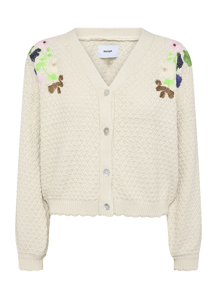 Nümph - NUMAGGIE CARDIGAN - cardigans - whitecap gray - 1