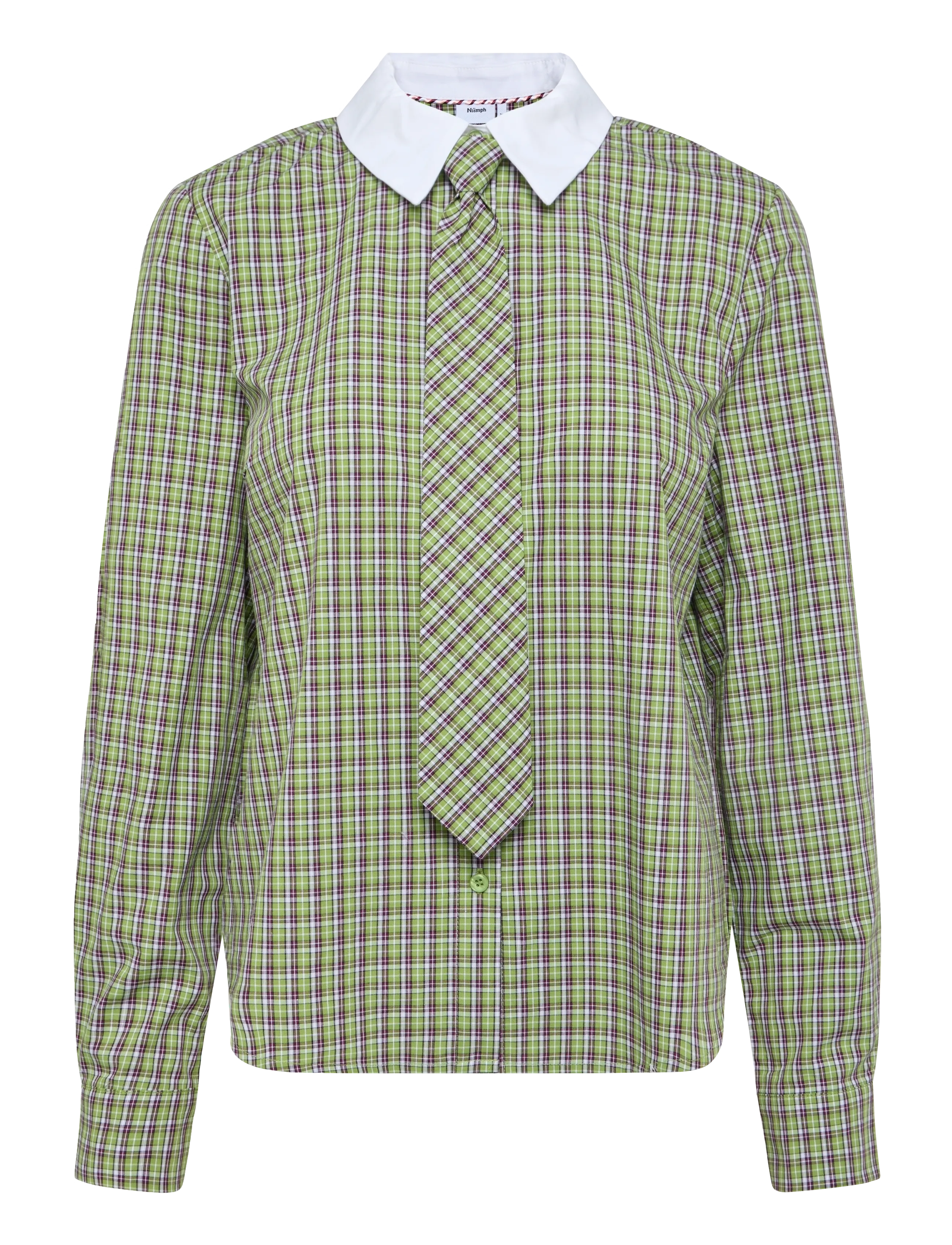Nümph NUSUSSIE SHIRT - Bluzki & Koszule - FOREST GREEN / green