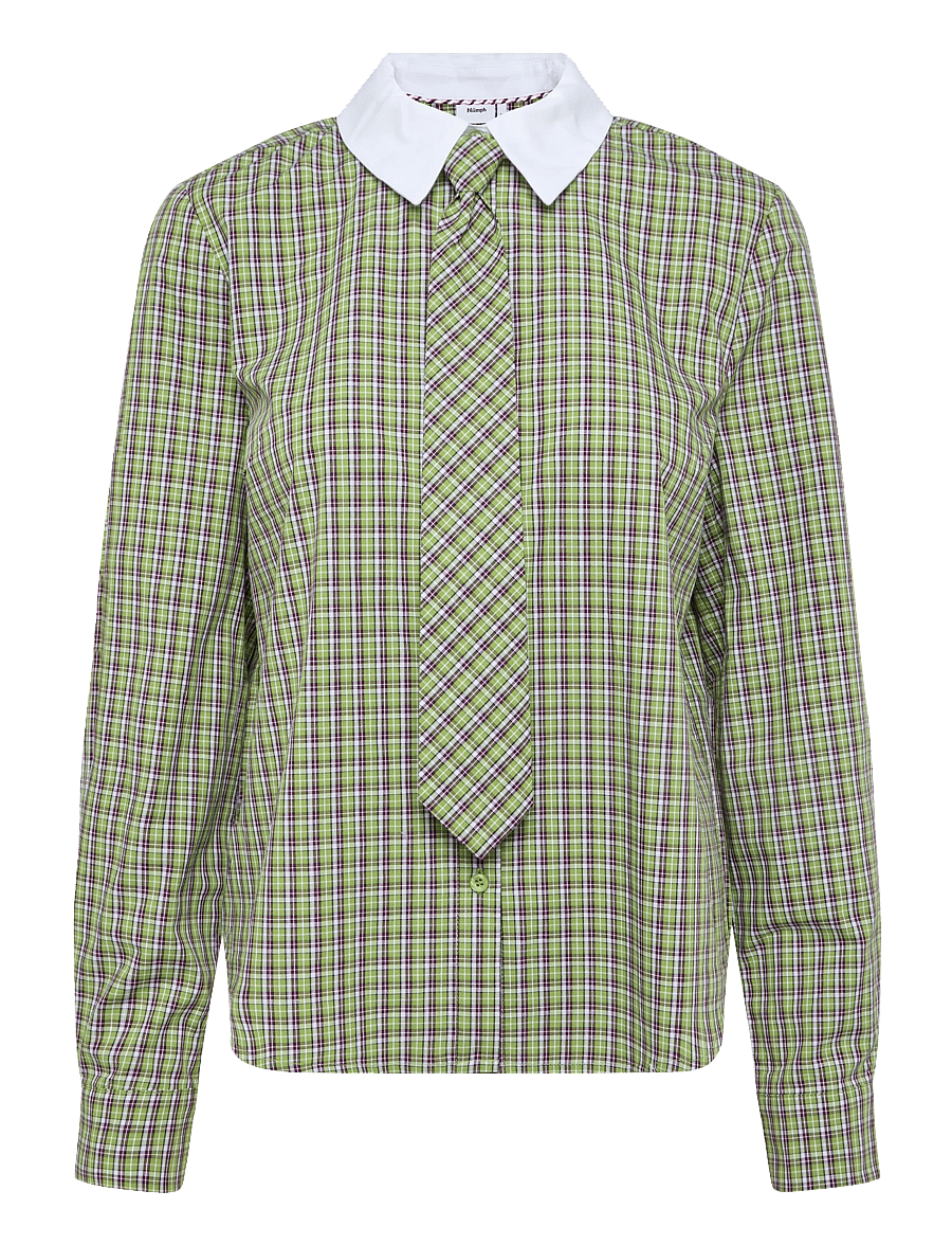 Nümph - NUSUSSIE SHIRT - langärmlige hemden - forest green - 0