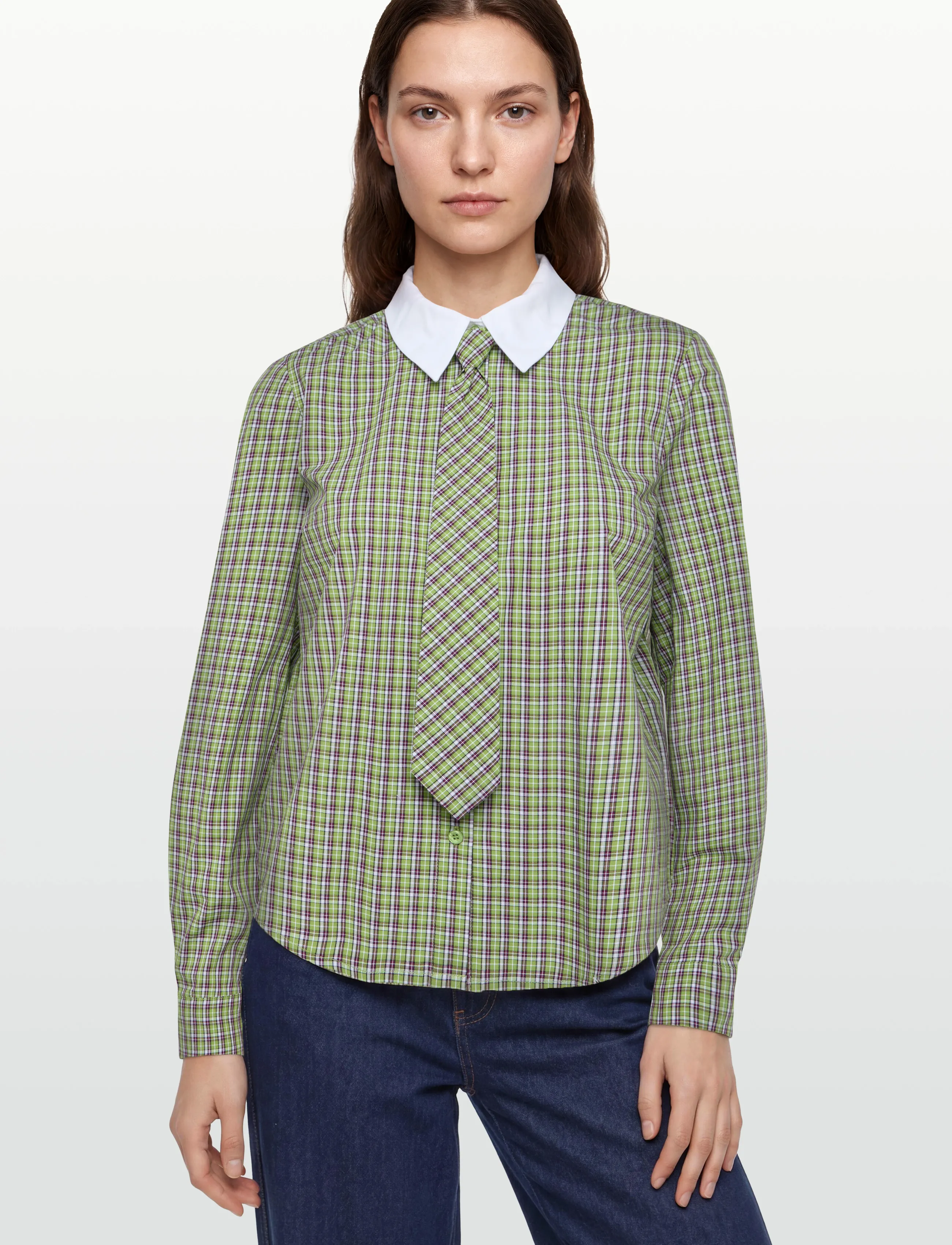 Nümph - NUSUSSIE SHIRT - långärmade skjortor - forest green - 3