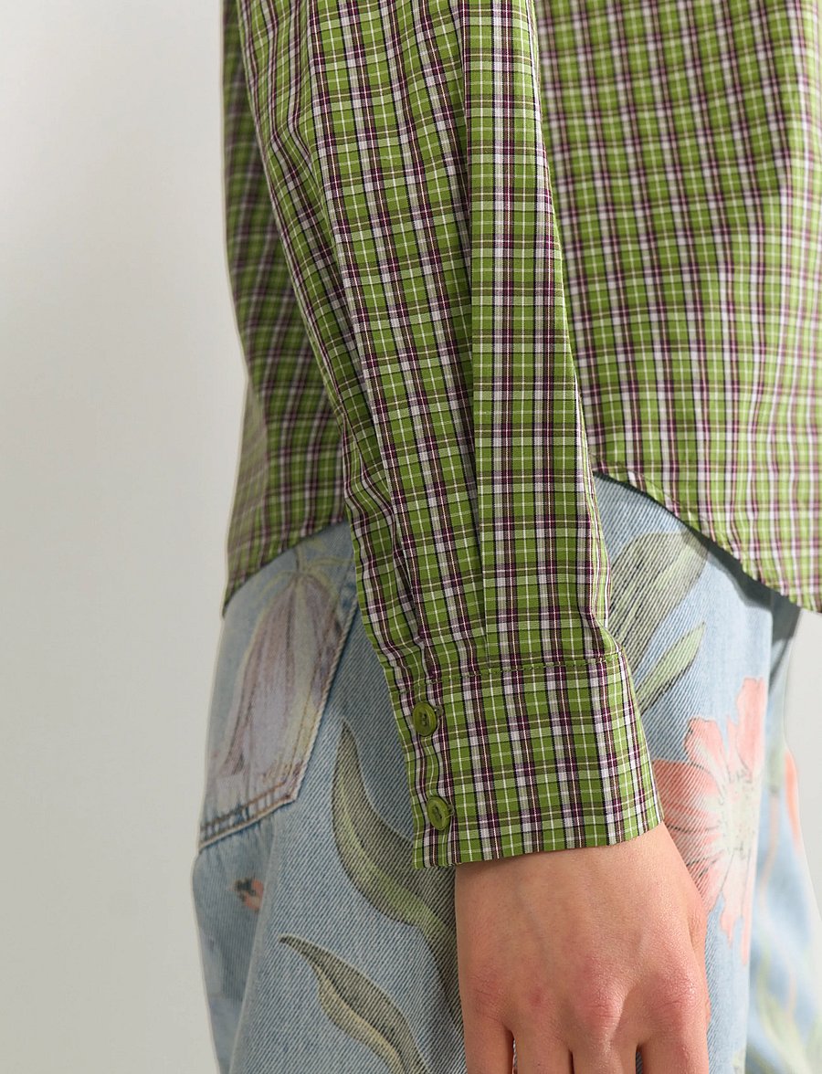 Nümph - NUSUSSIE SHIRT - langærmede skjorter - forest green - 5