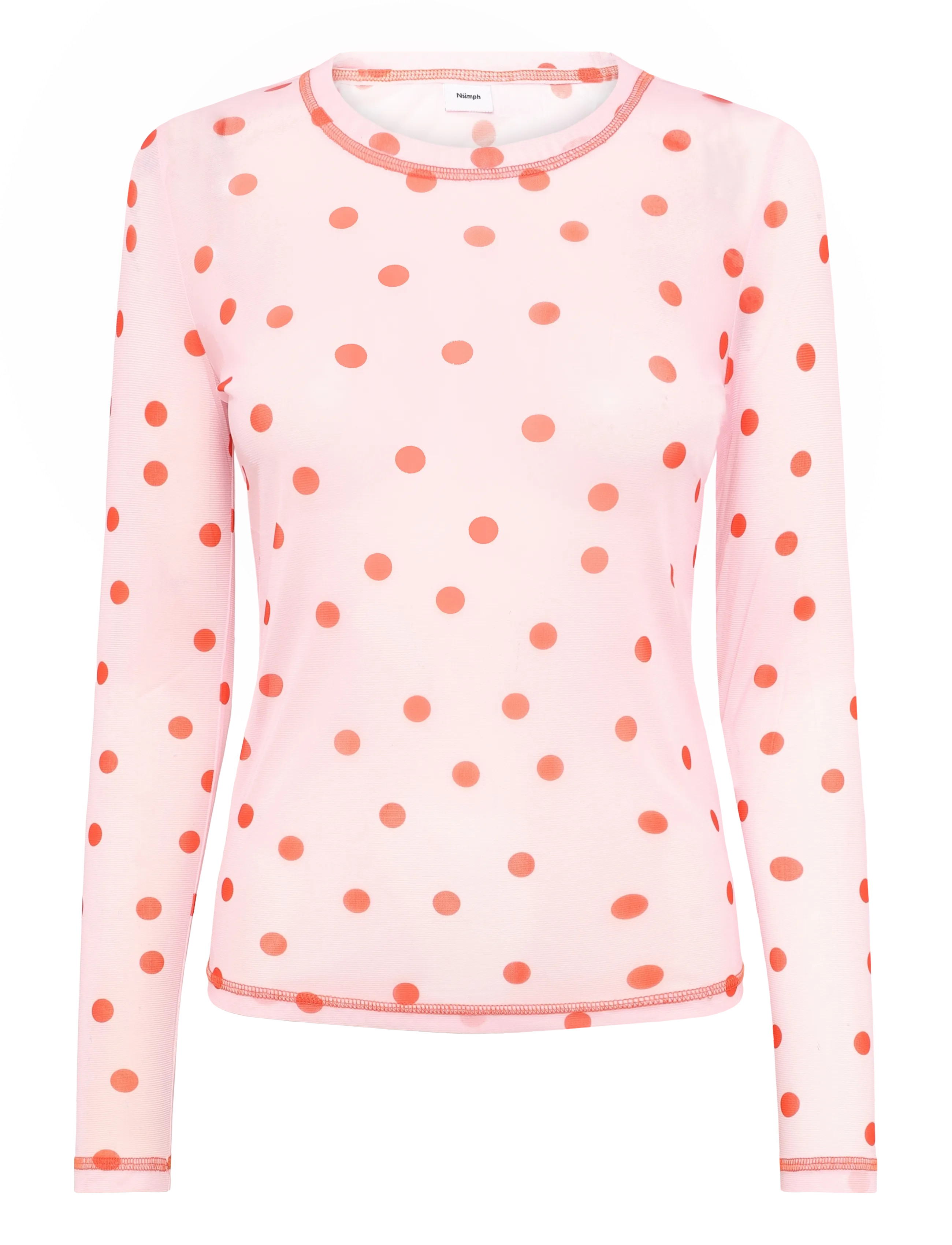 Nümph NUSINE MESH BLOUSE - Kläder - PINK LADY / pink/rose