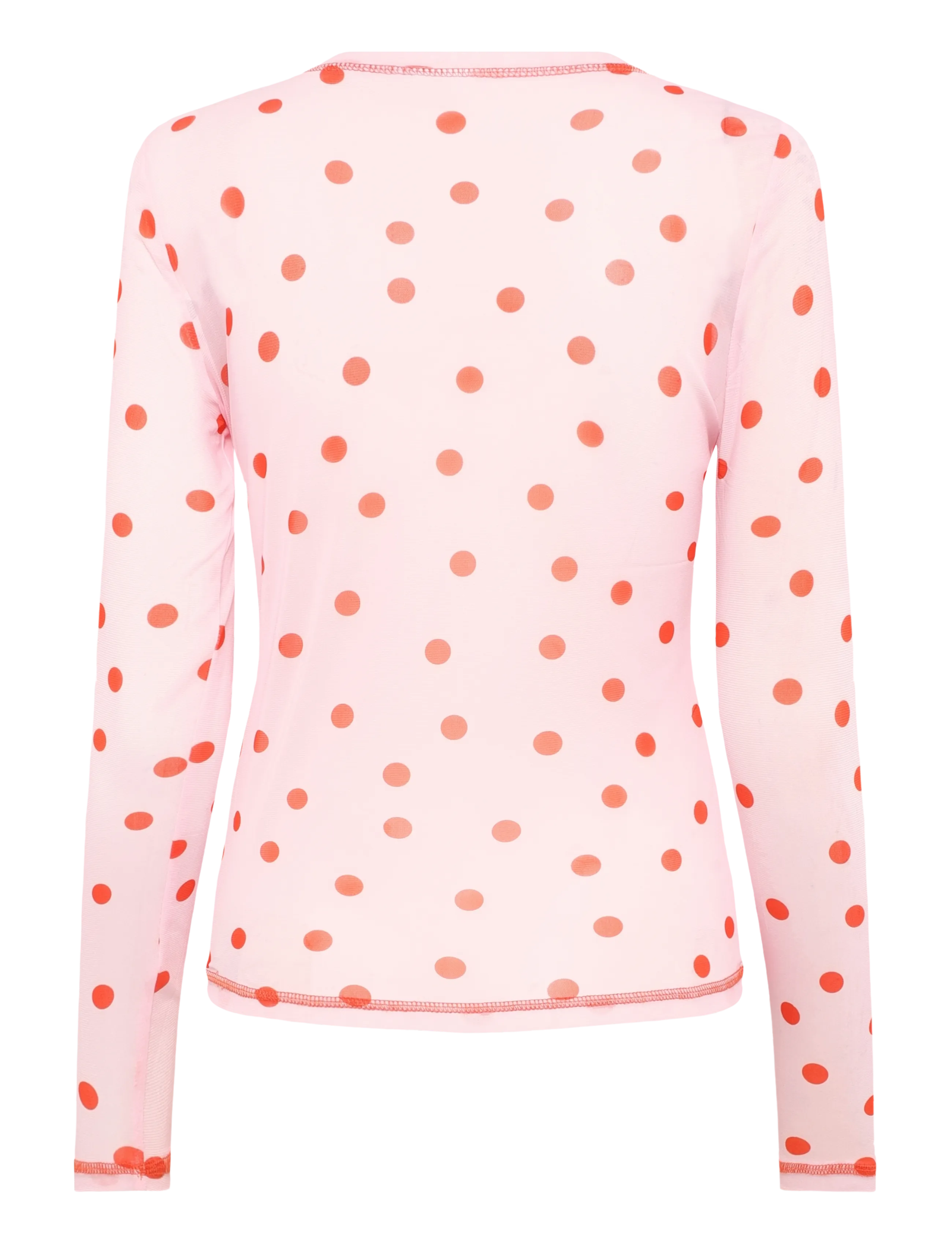 Nümph - NUSINE MESH BLOUSE - långärmade blusar - pink lady - 2
